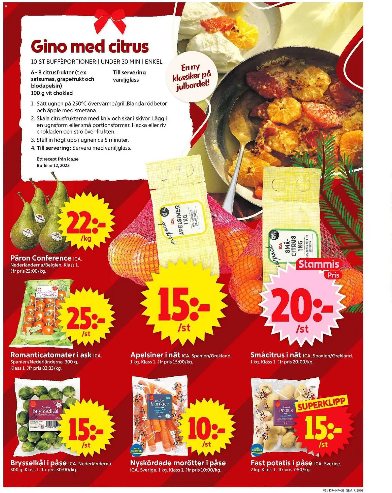 ICA Supermarket reklamblad (2025-12-15 - 2025-12-21)