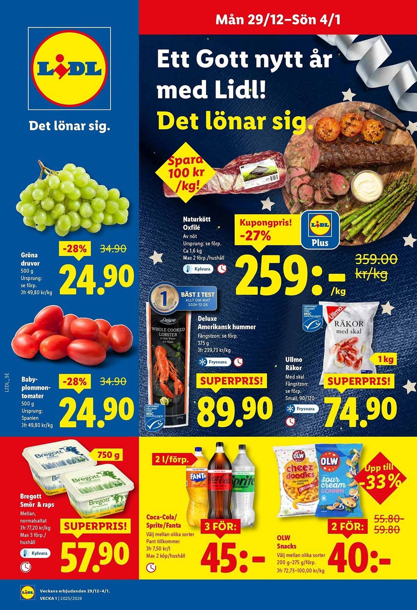 Lidl reklamblad (2025-12-29 - 2026-01-04)