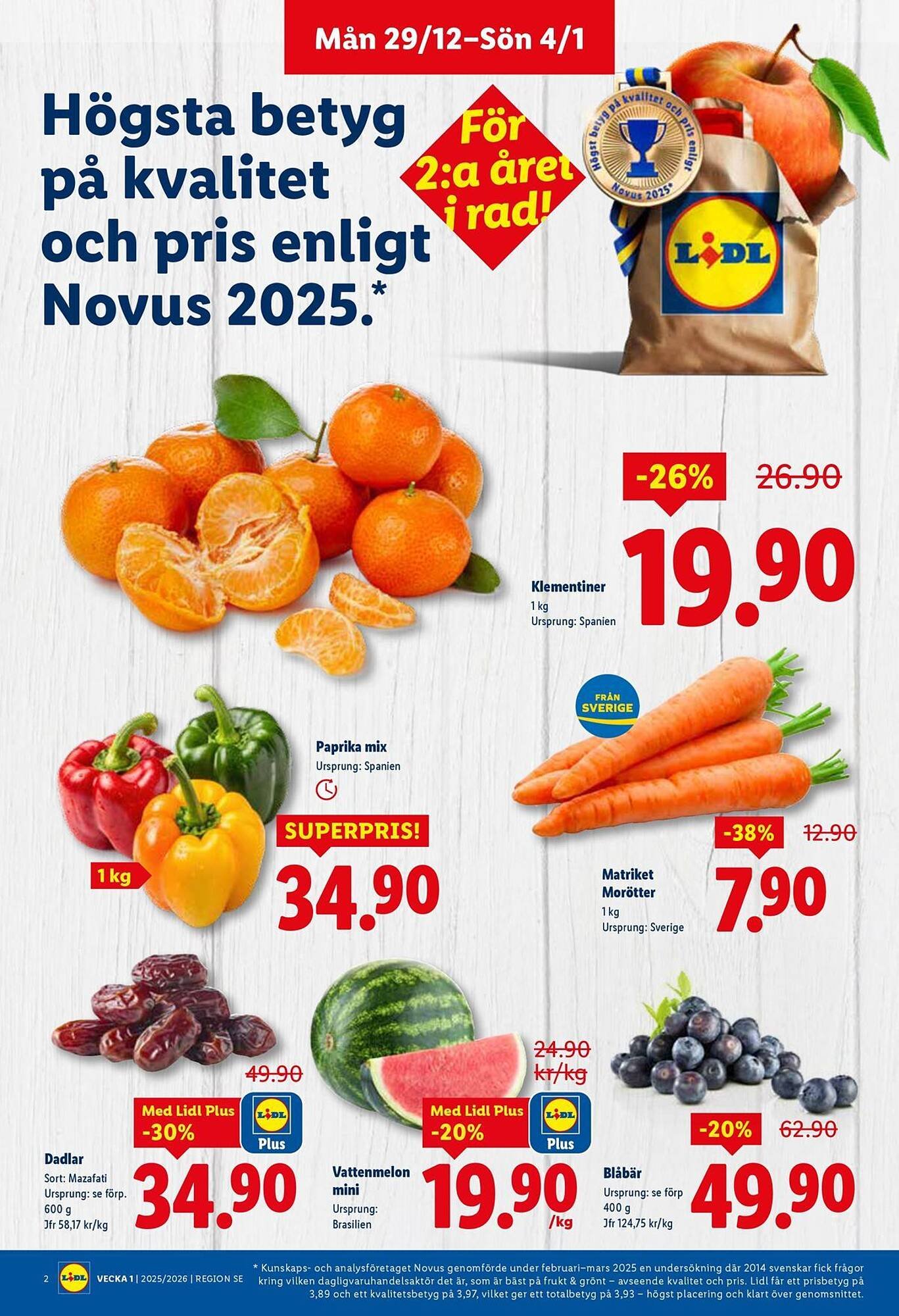 Lidl reklamblad (2025-12-29 - 2026-01-04)