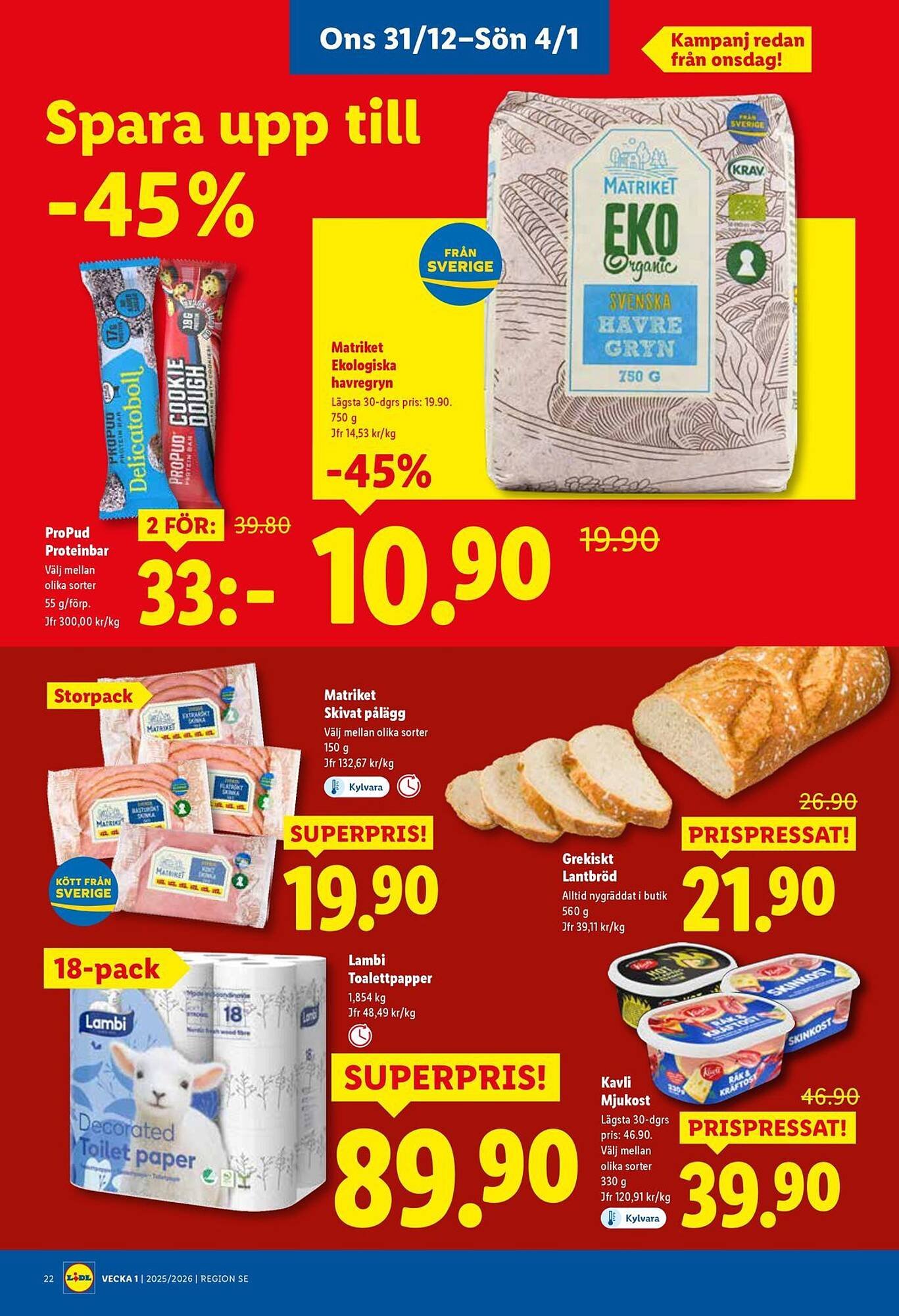 Lidl reklamblad (2025-12-29 - 2026-01-04)