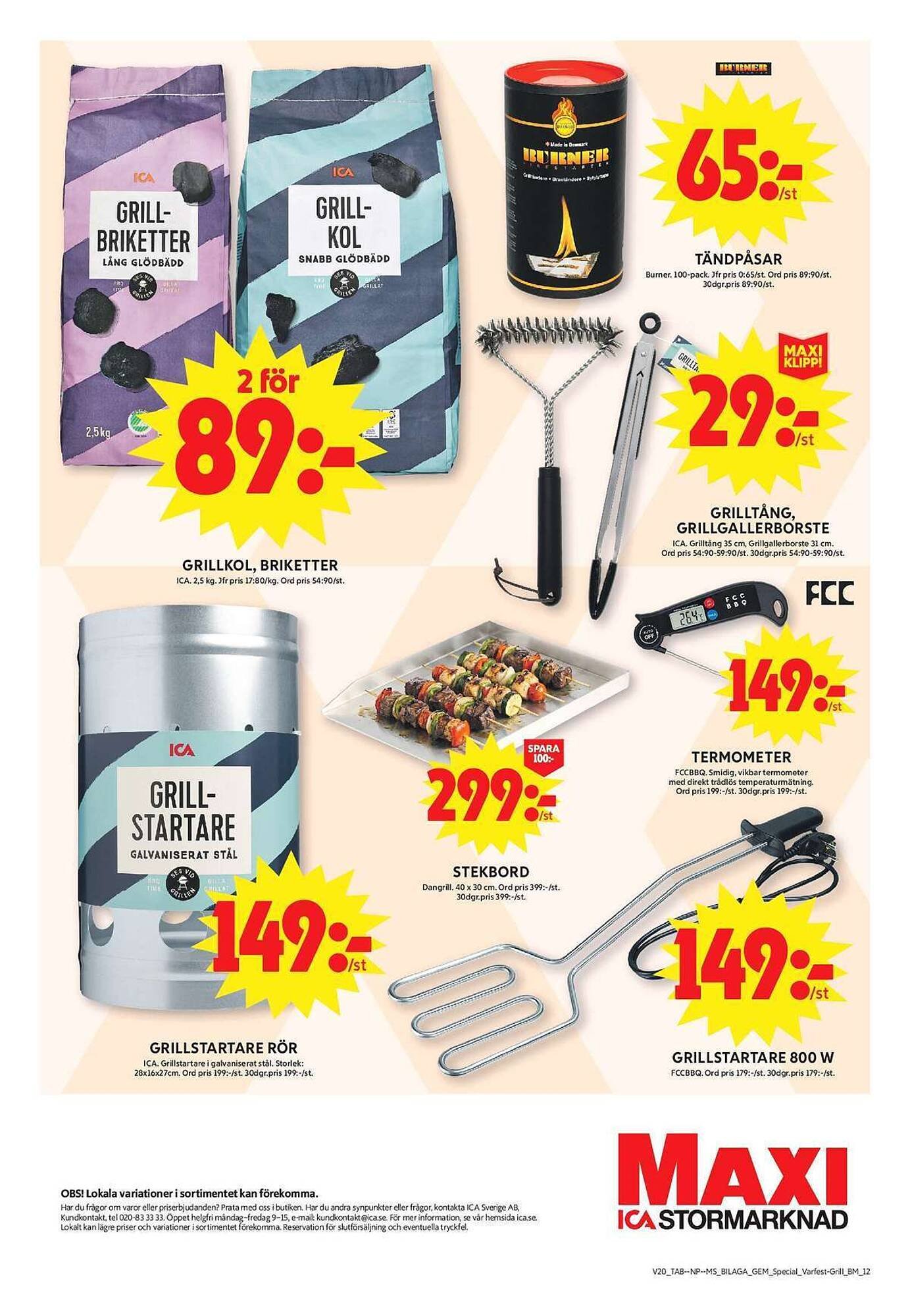 ICA Maxi reklamblad