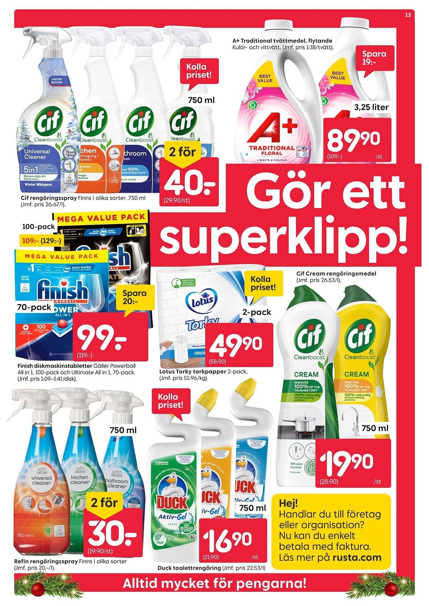 Rusta reklamblad (2025-11-03 - 2025-11-09)