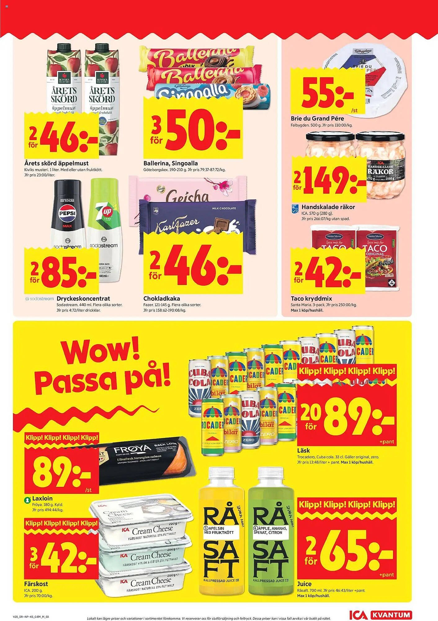 ICA Kvantum reklamblad