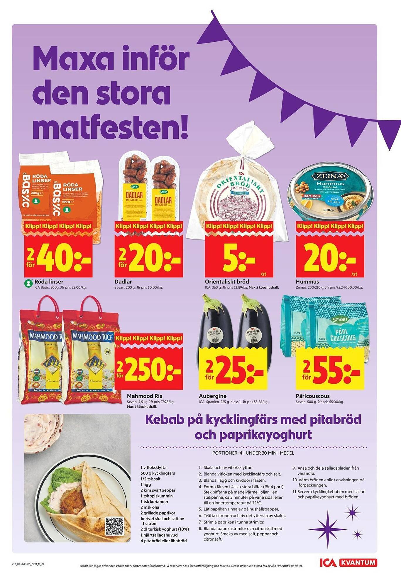 ICA Kvantum reklamblad