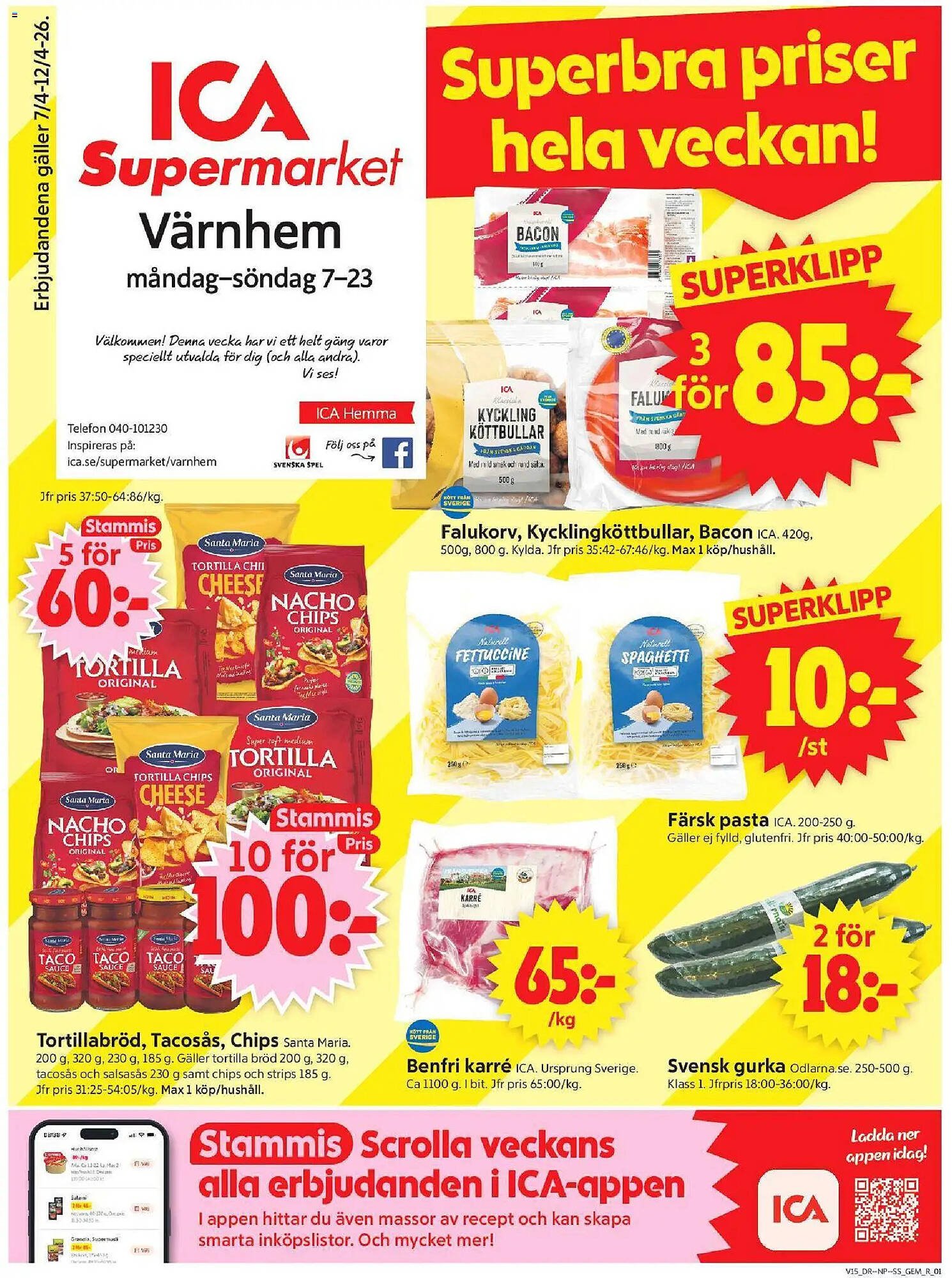 ICA Supermarket reklamblad