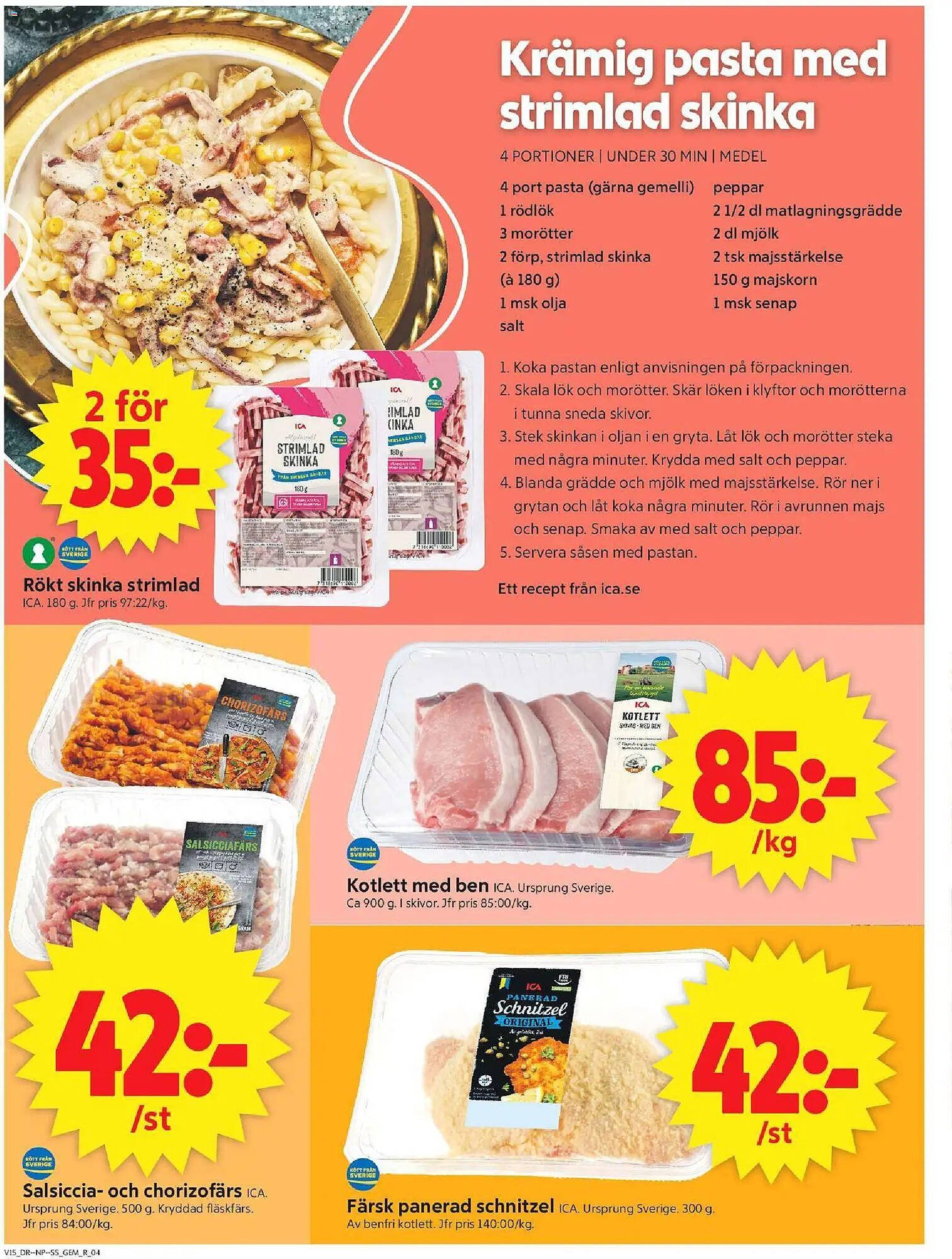 ICA Supermarket reklamblad