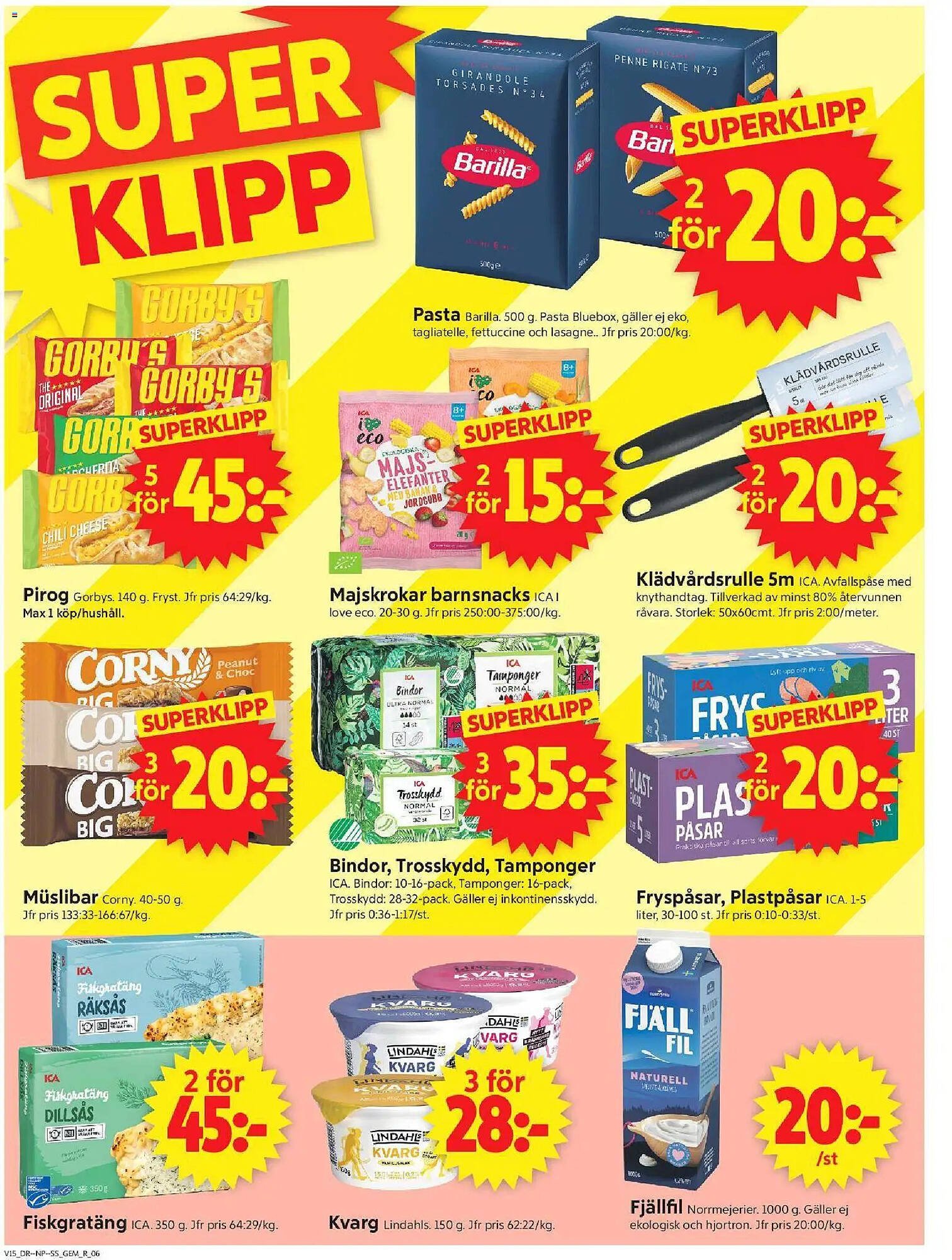 ICA Supermarket reklamblad