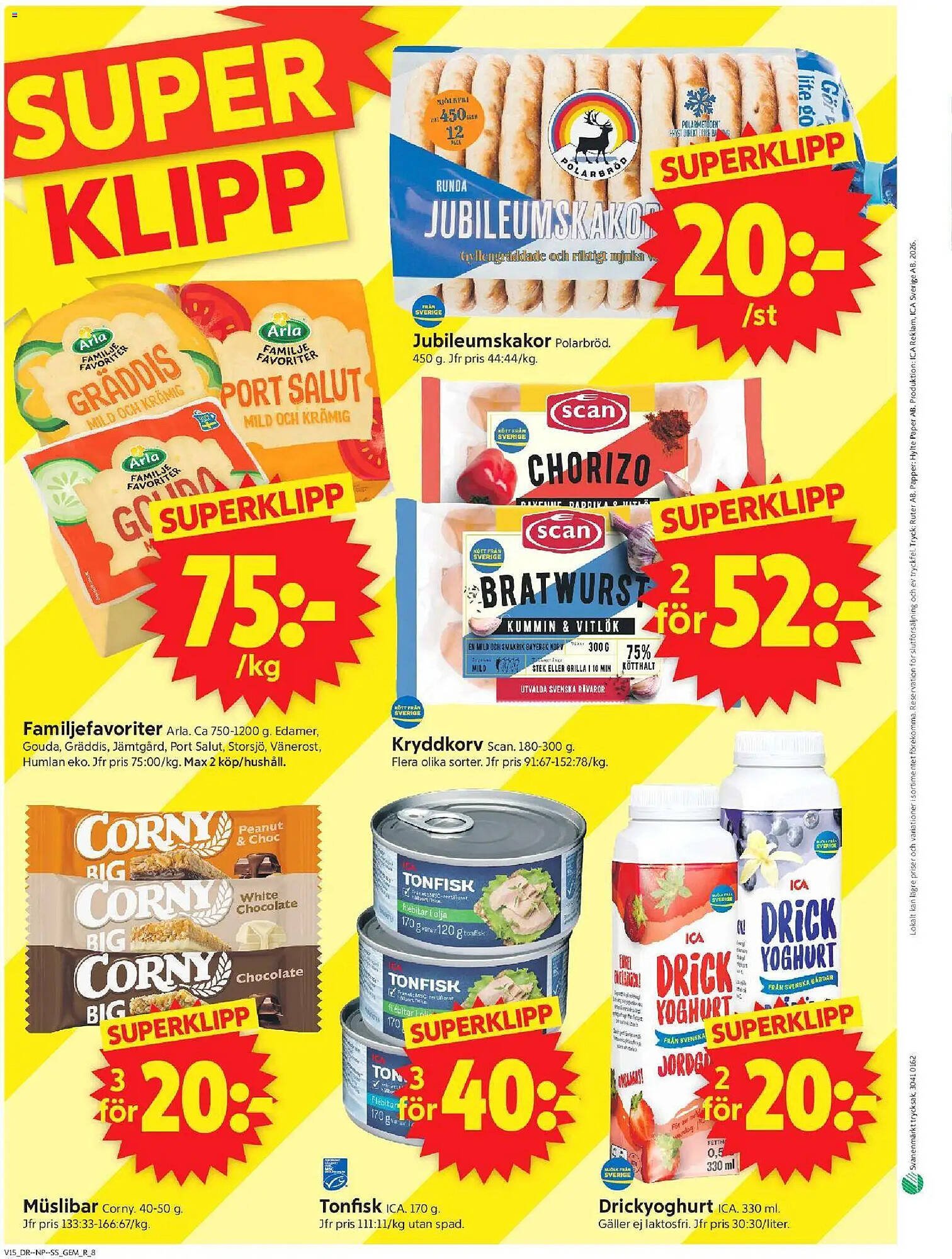 ICA Supermarket reklamblad