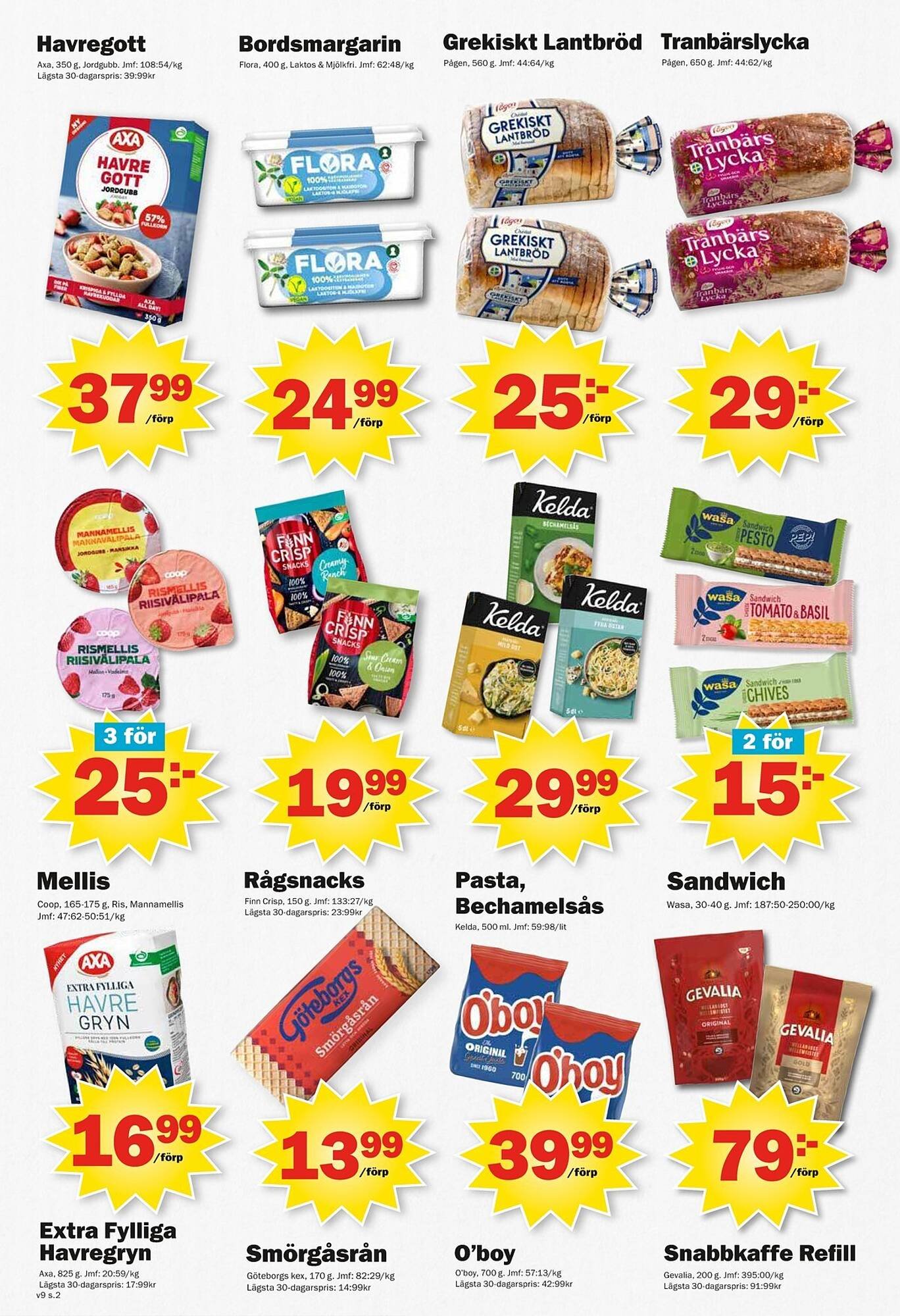 Pekås reklamblad