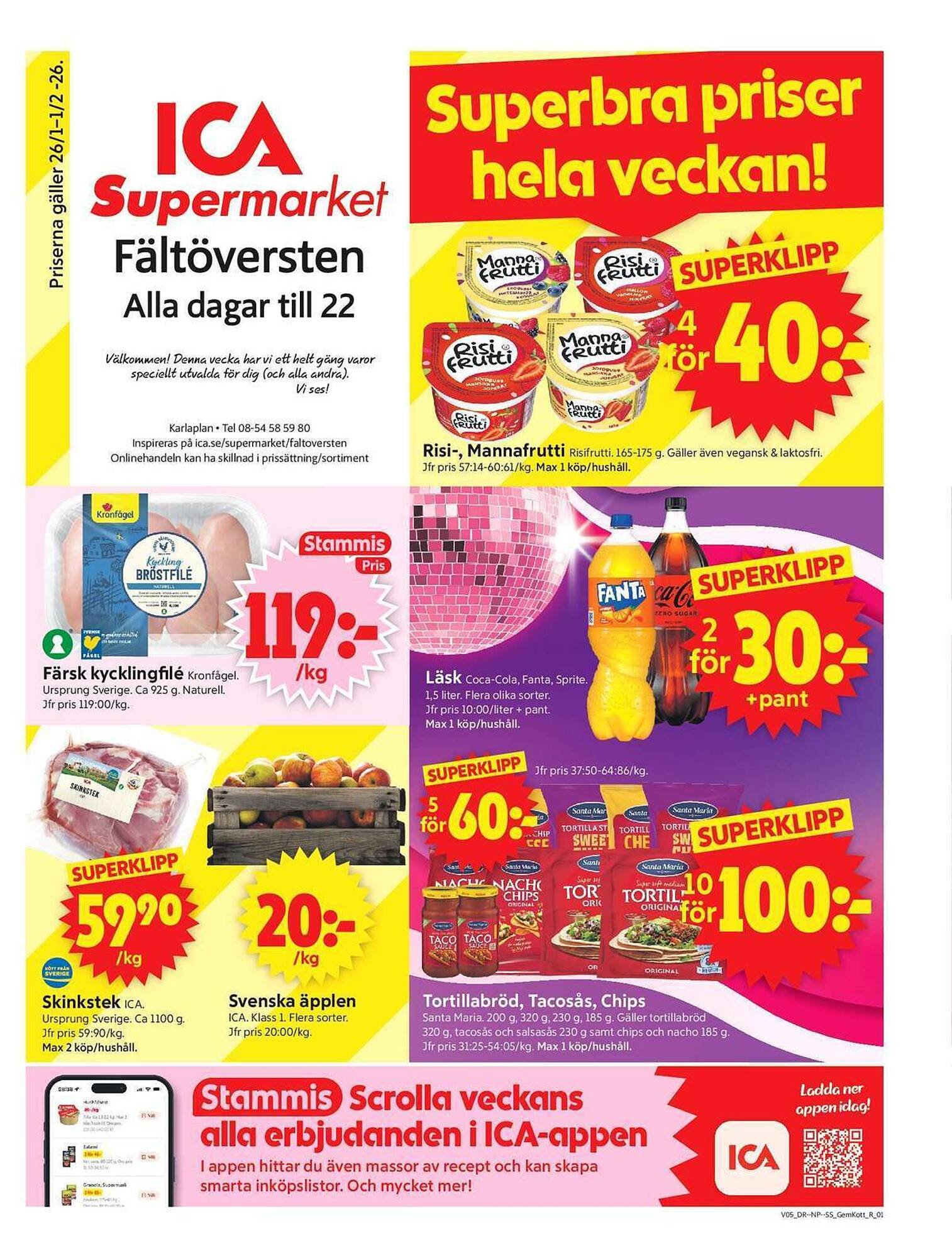 ICA Supermarket reklamblad