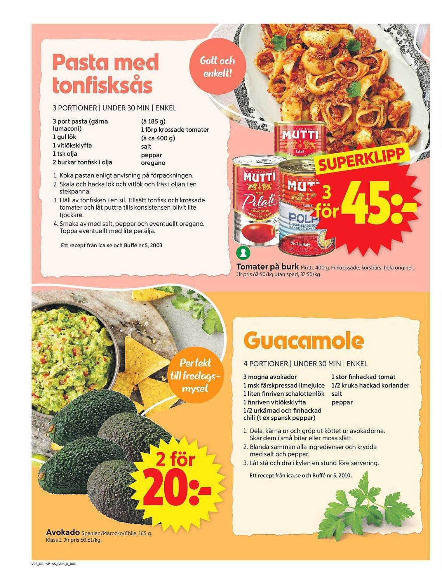 ICA Supermarket reklamblad