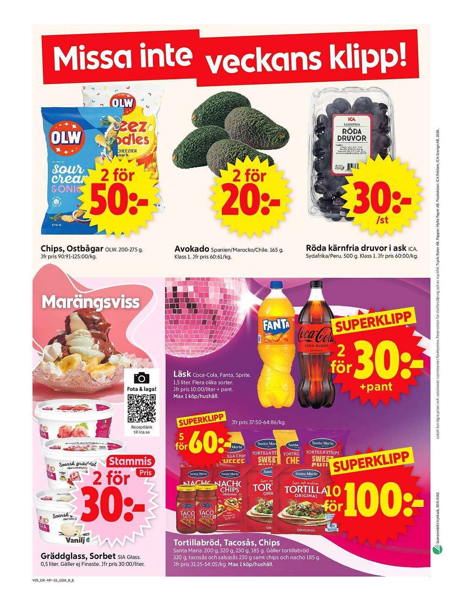 ICA Supermarket reklamblad