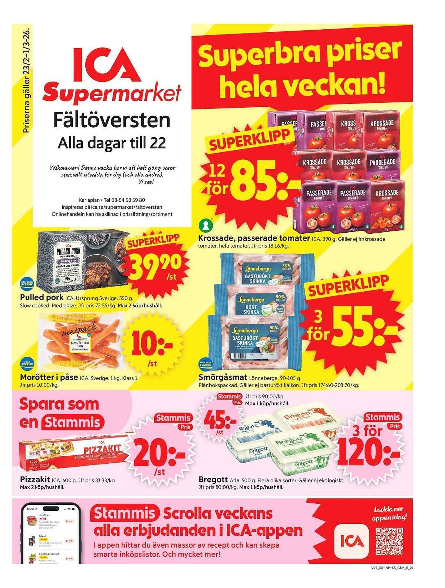 ICA Supermarket reklamblad