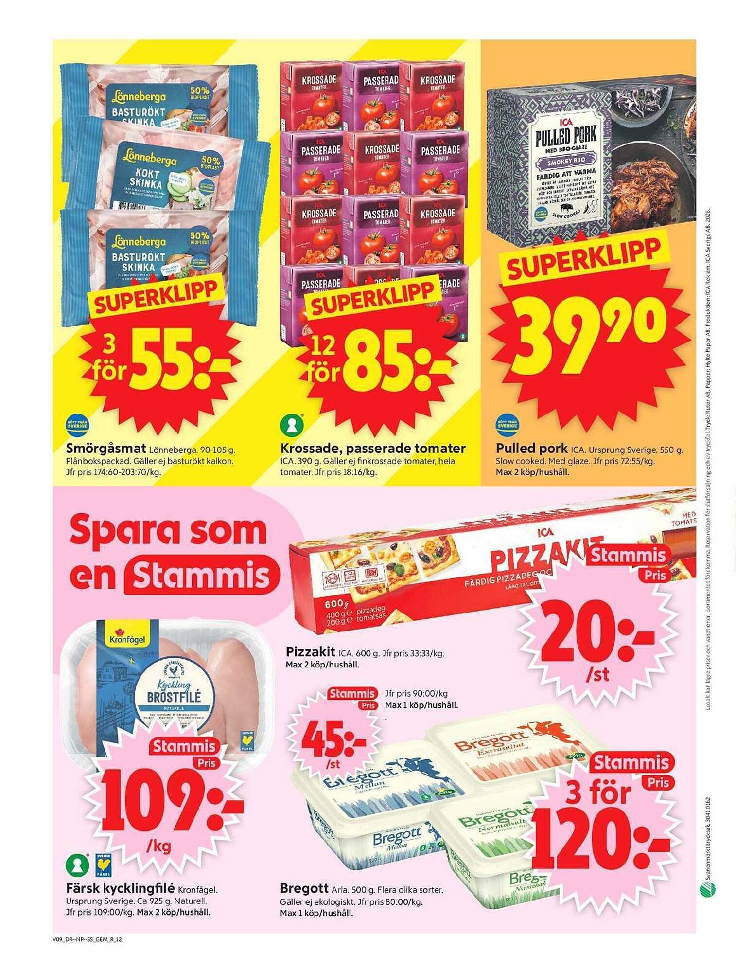 ICA Supermarket reklamblad