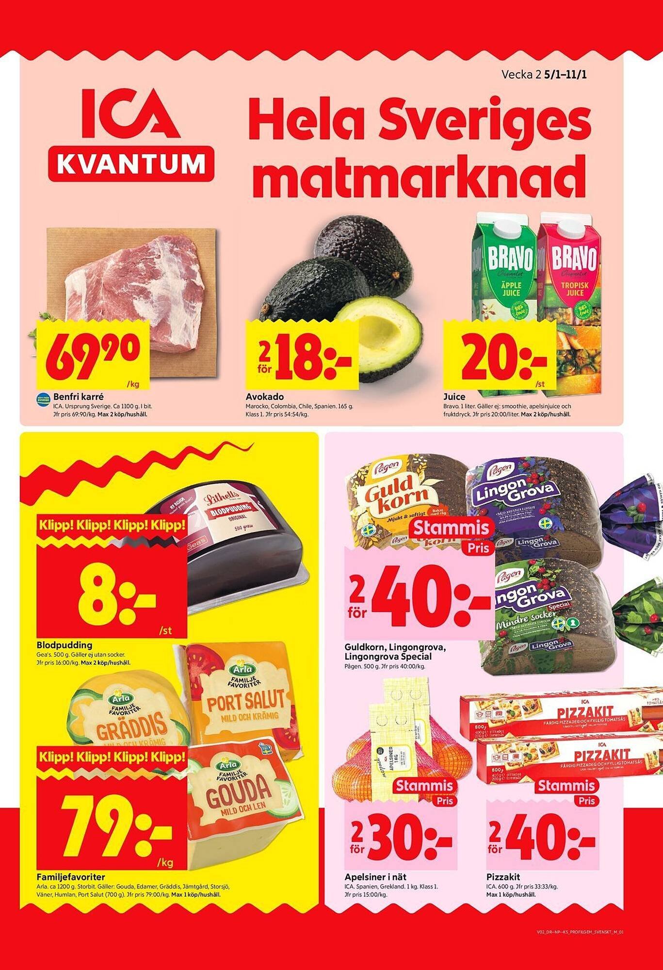 ICA Kvantum reklamblad (2026-01-05 - 2026-01-11)