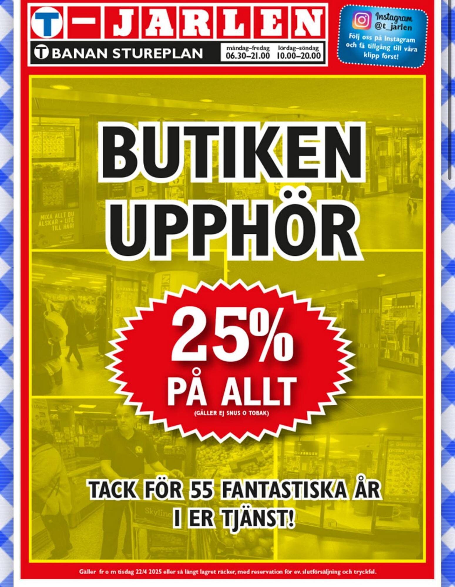 T-jarlen reklamblad