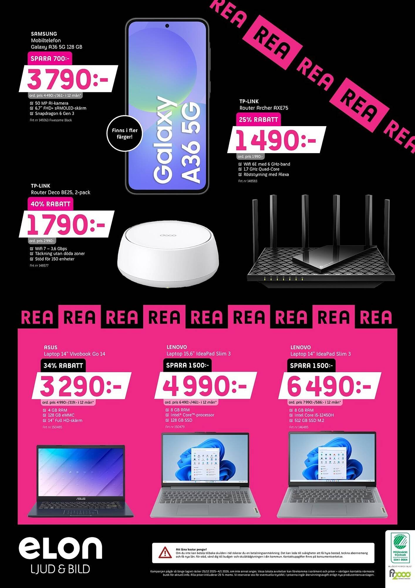 Elon reklamblad (2025-12-25 - 2026-01-04)
