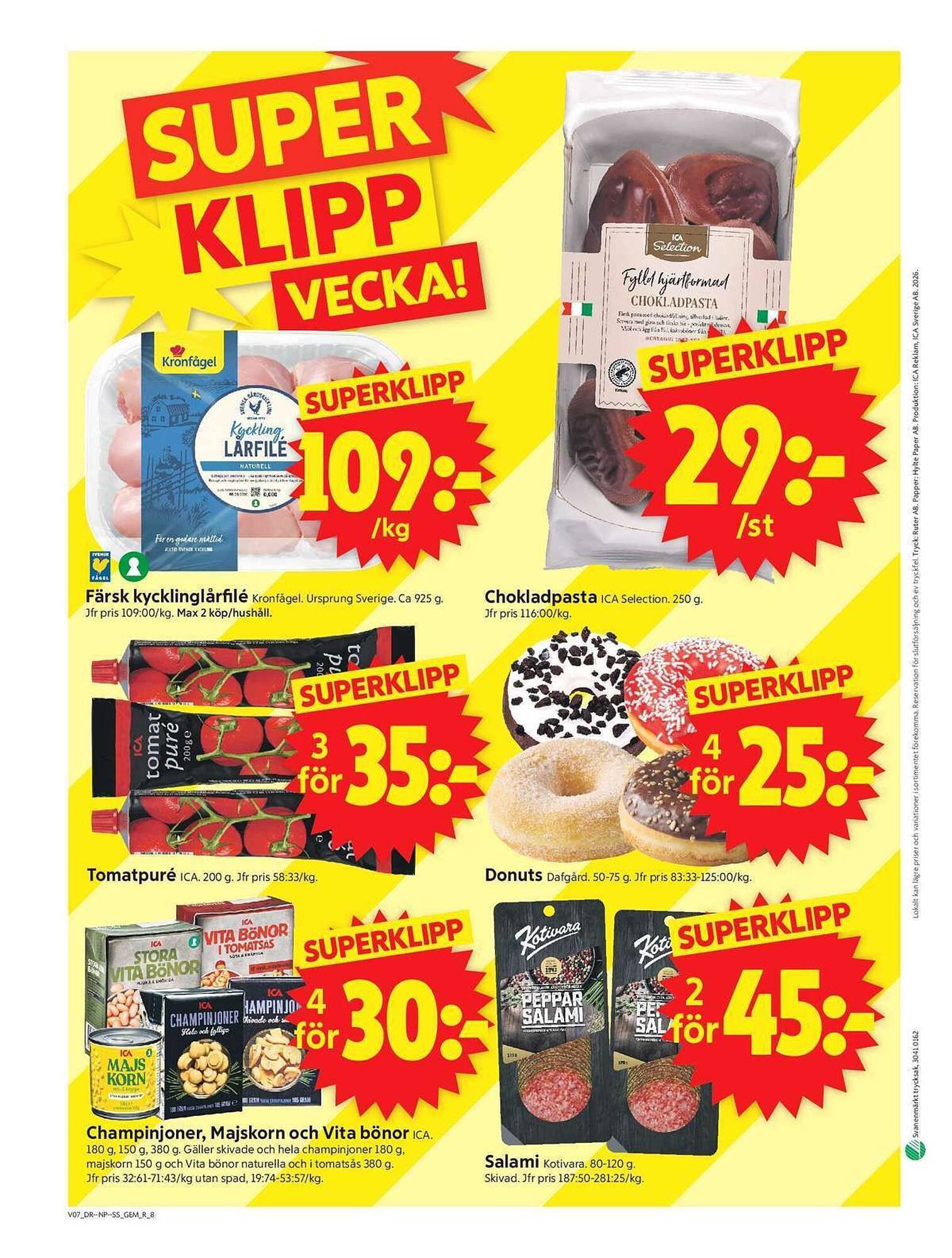 ICA Supermarket reklamblad