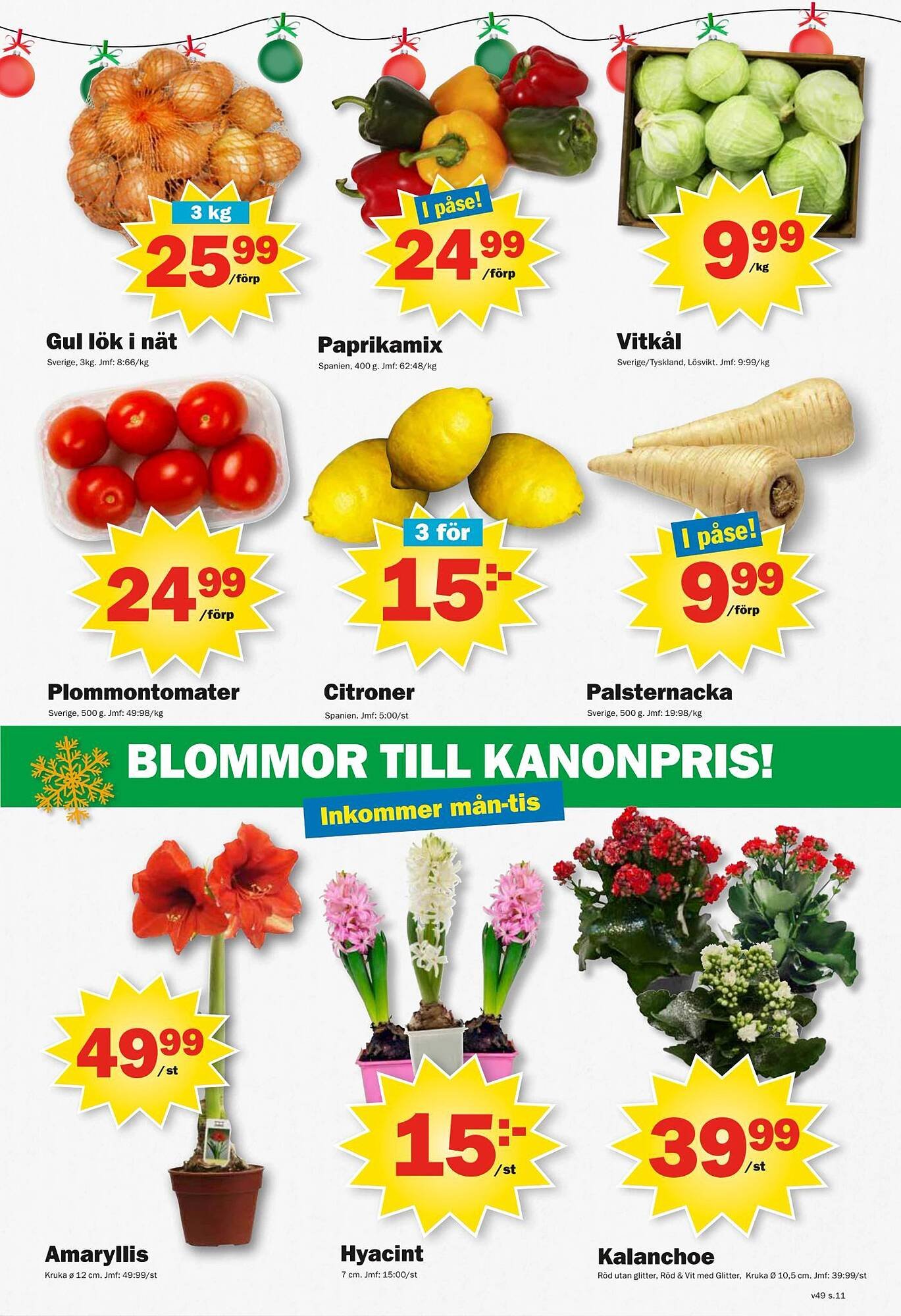 Pekås reklamblad