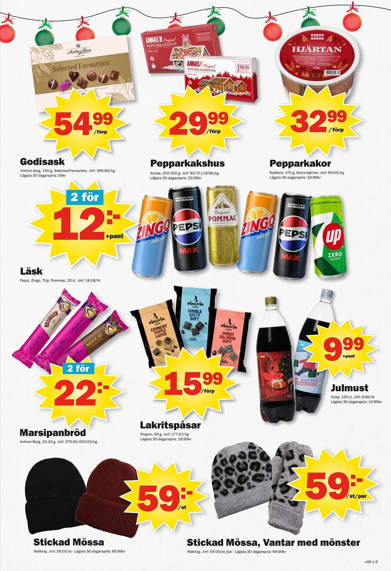 Pekås reklamblad