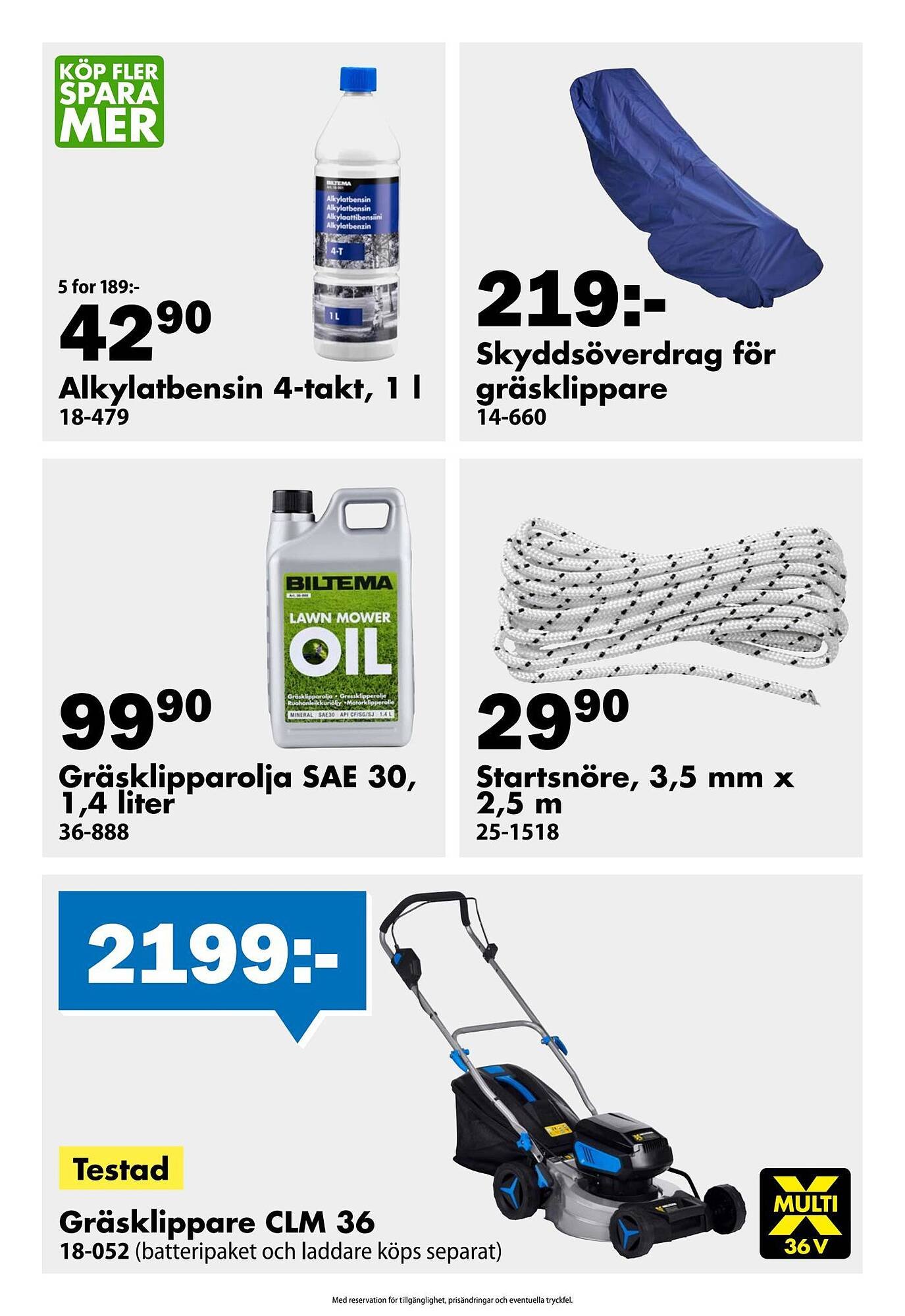 Biltema reklamblad
