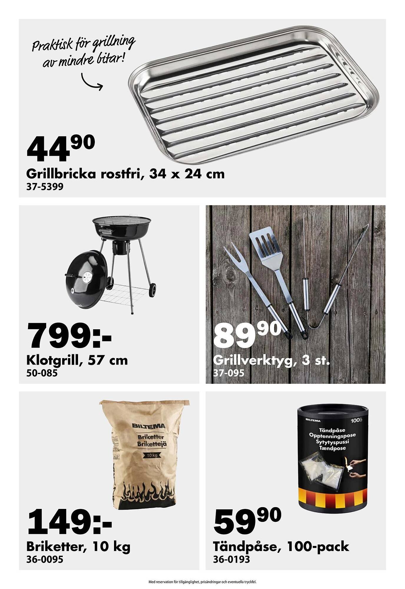 Biltema reklamblad