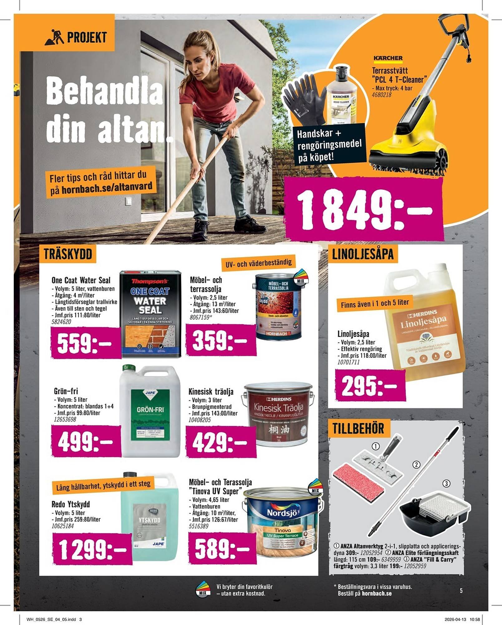 Hornbach reklamblad