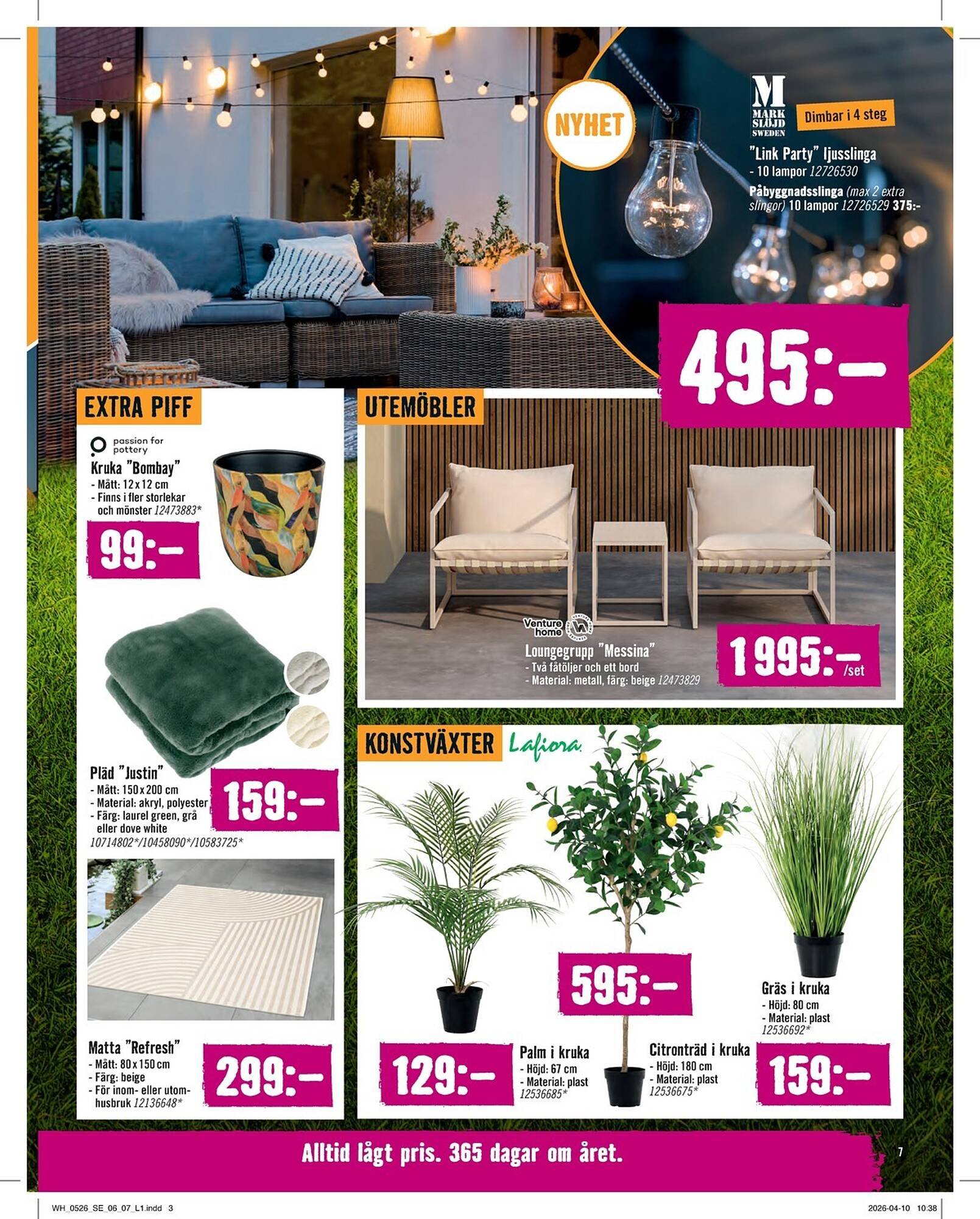 Hornbach reklamblad