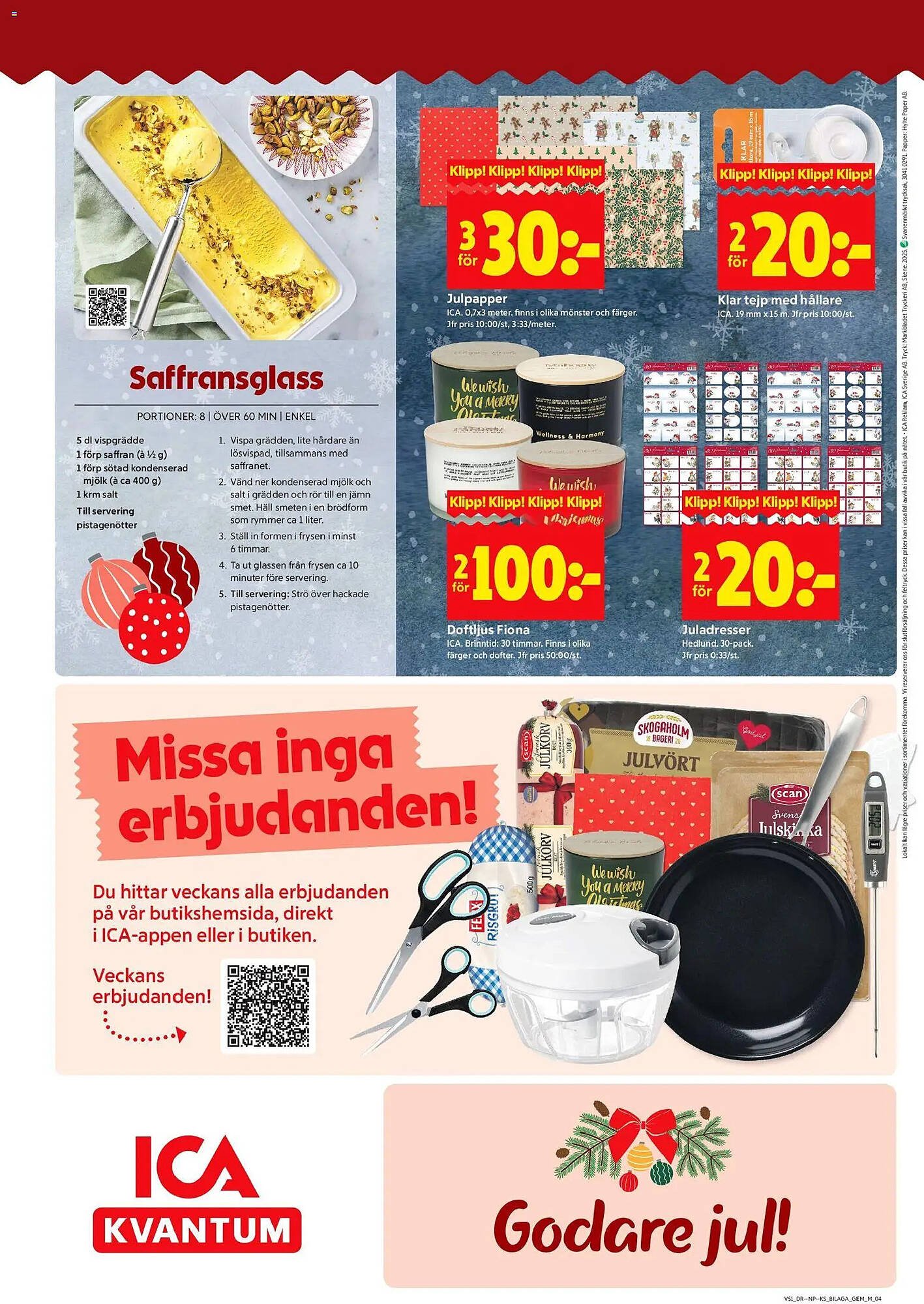 ICA Kvantum reklamblad (2025-12-15 - 2025-12-21)