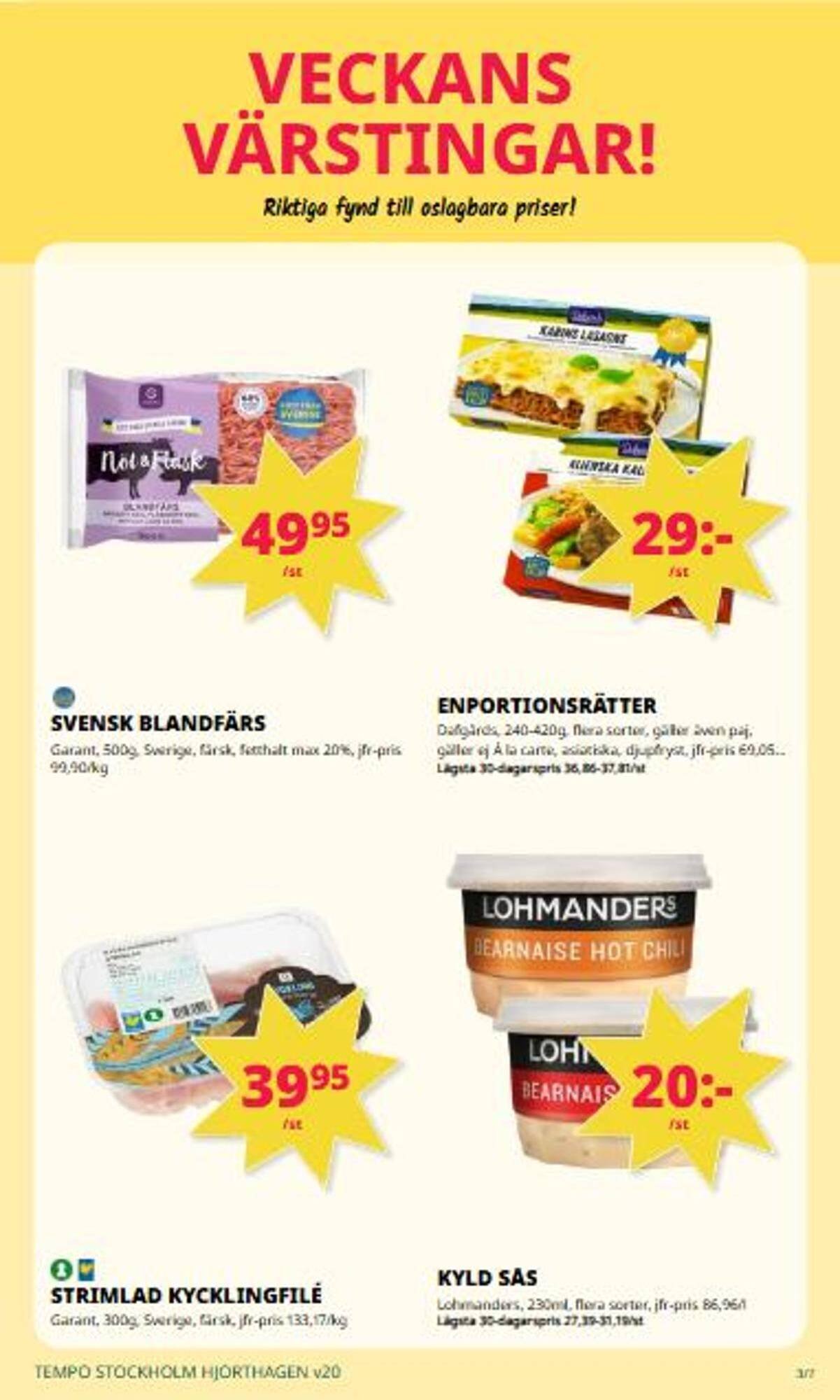 Tempo reklamblad