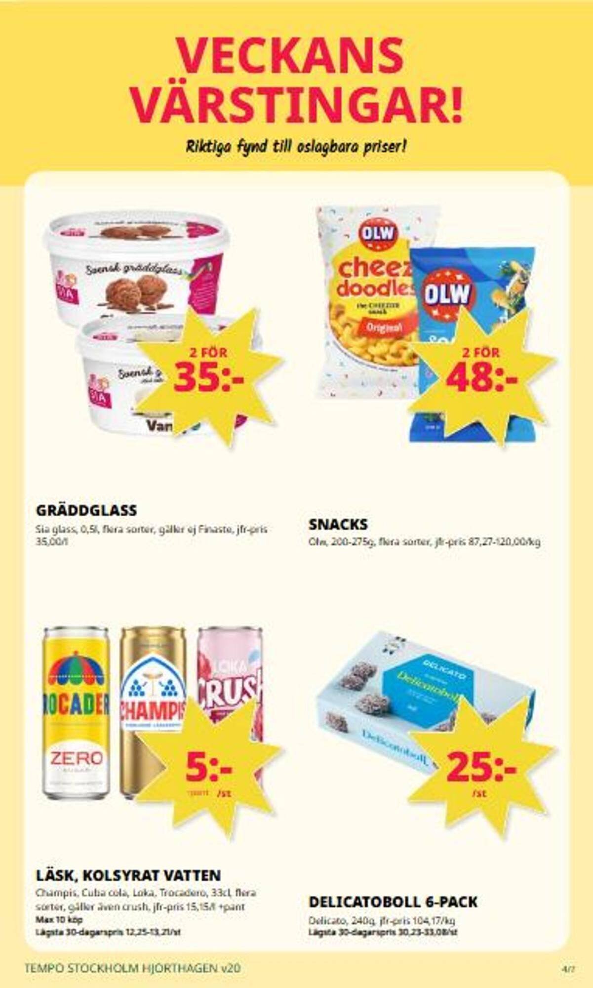 Tempo reklamblad