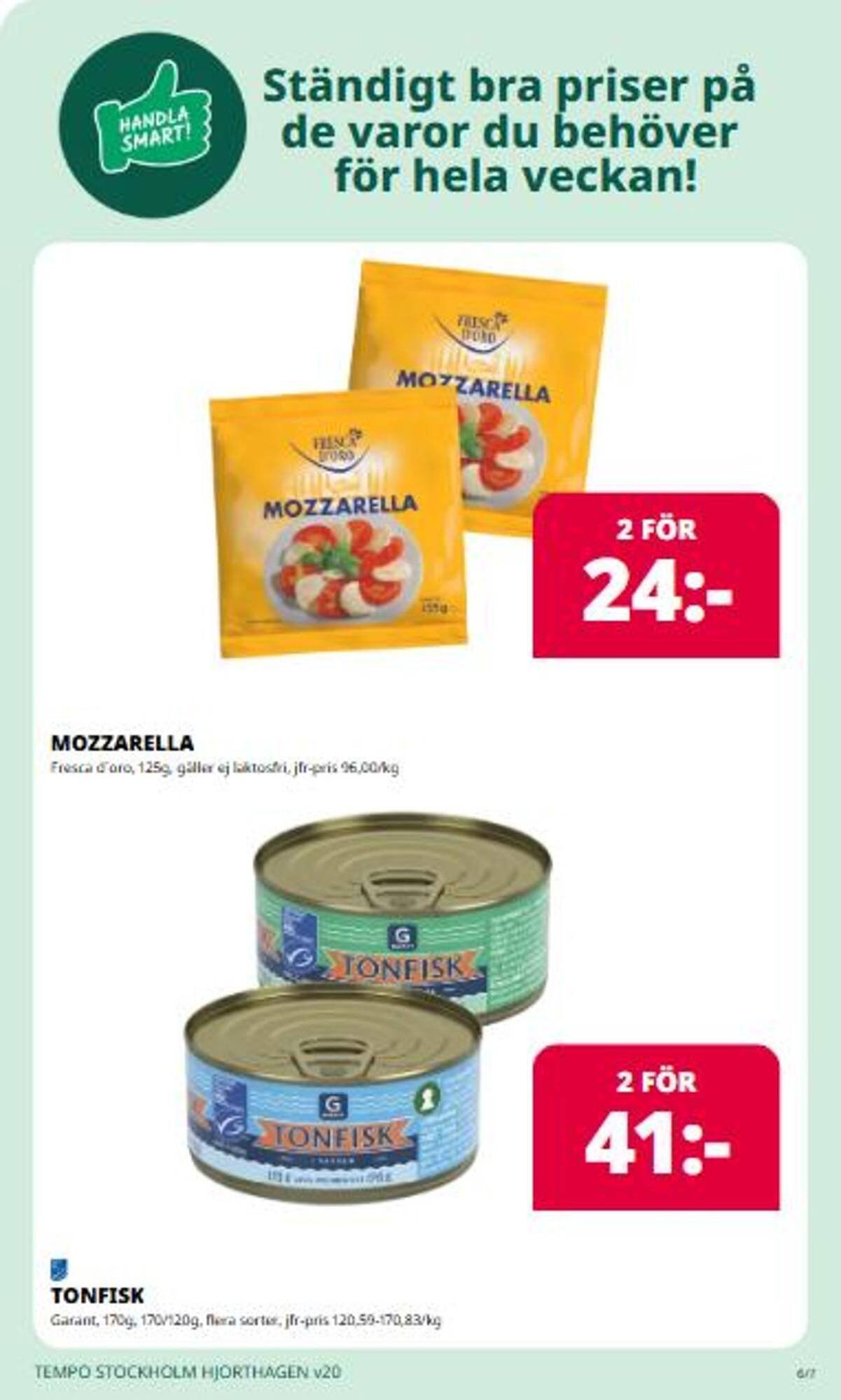 Tempo reklamblad