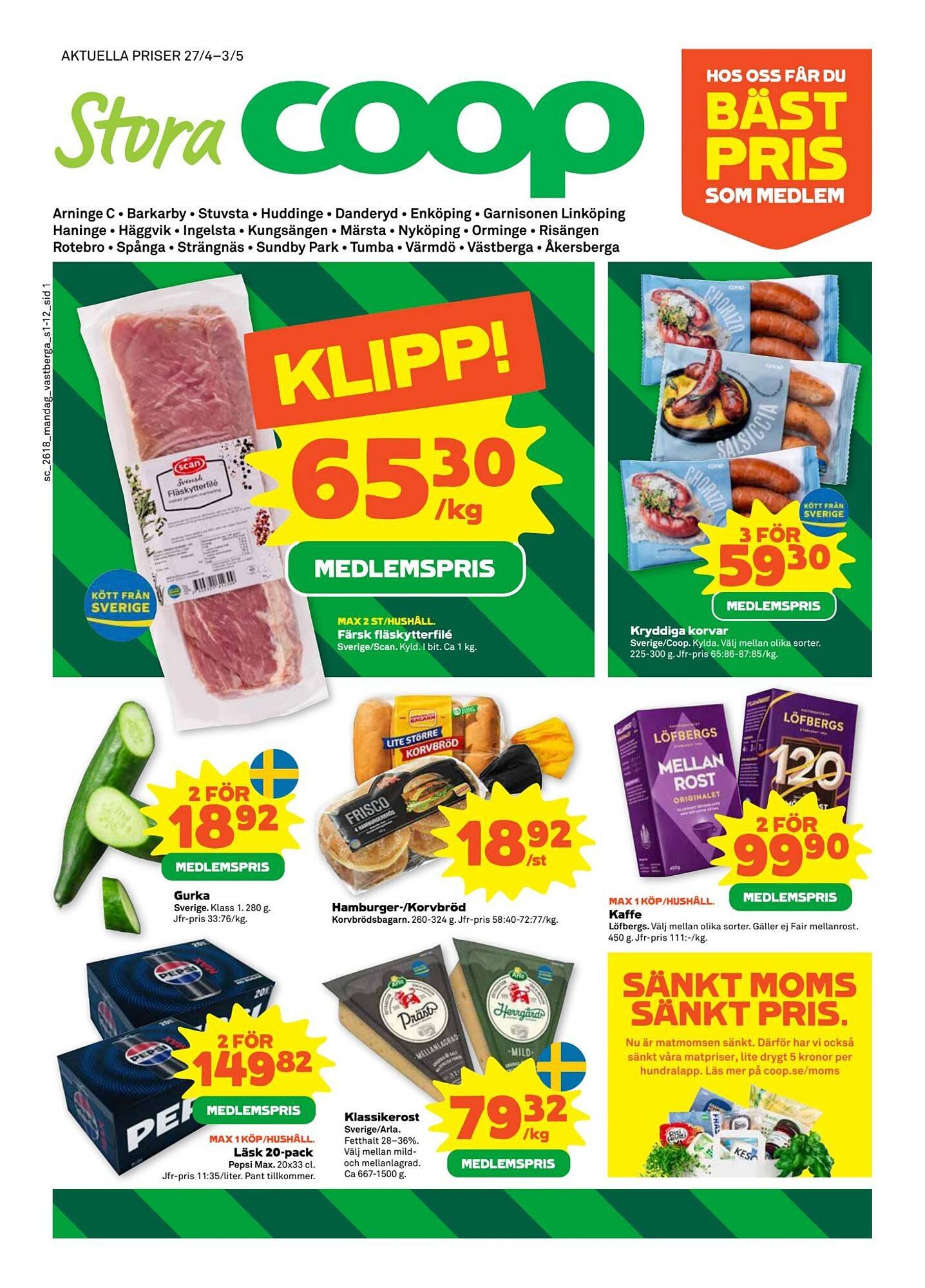 Stora Coop reklamblad