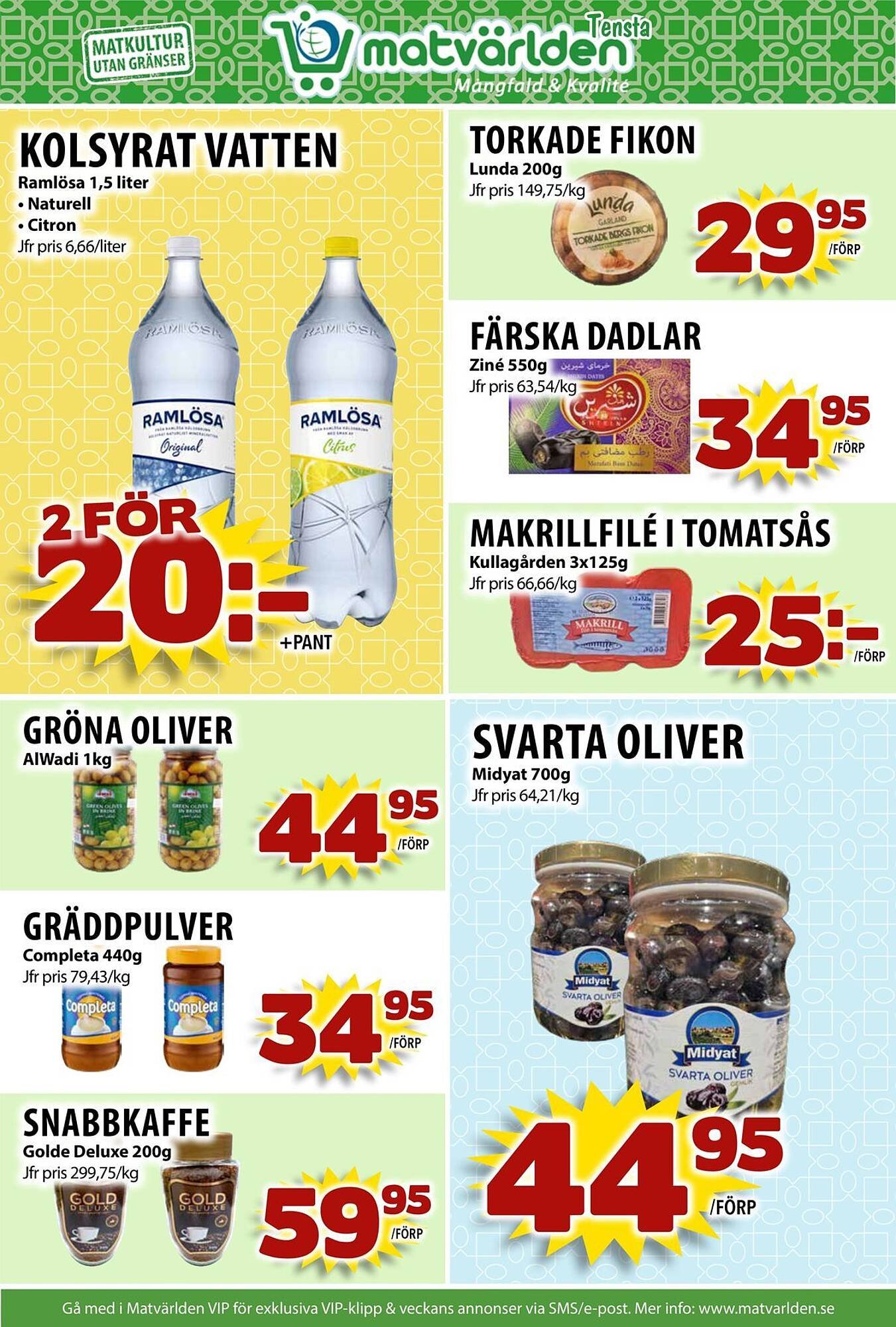 Matvärlden Tensta reklamblad