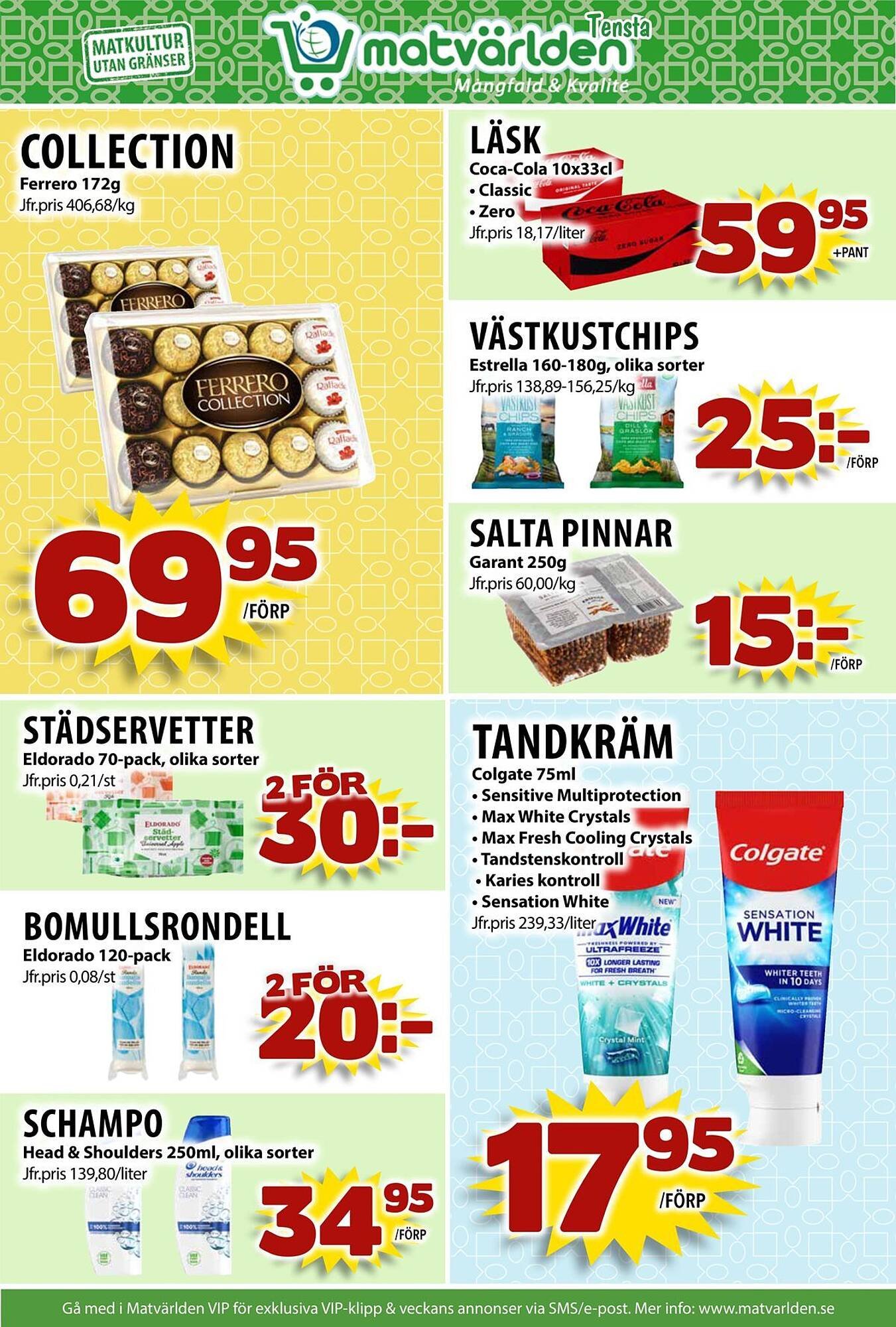 Matvärlden Tensta reklamblad