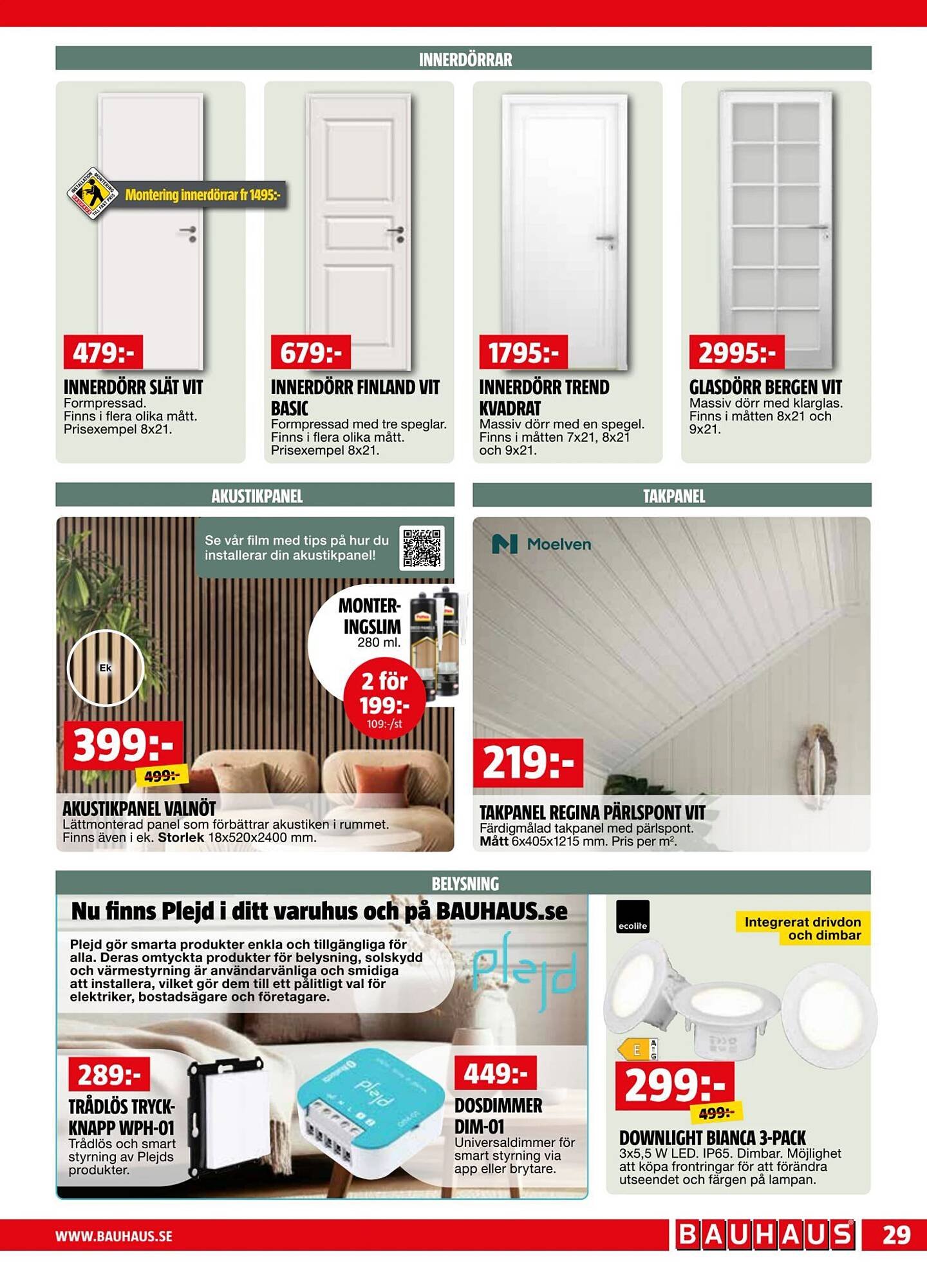 Bauhaus reklamblad