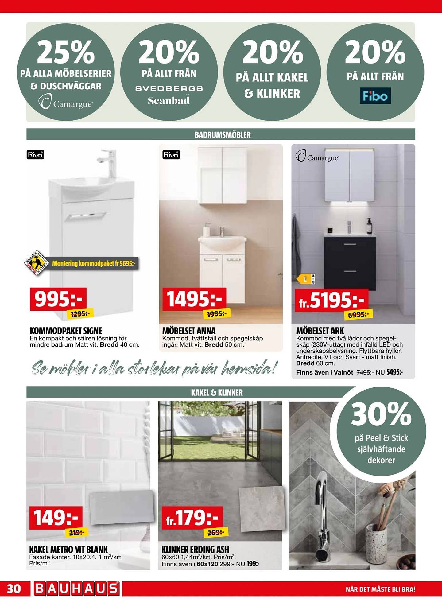 Bauhaus reklamblad