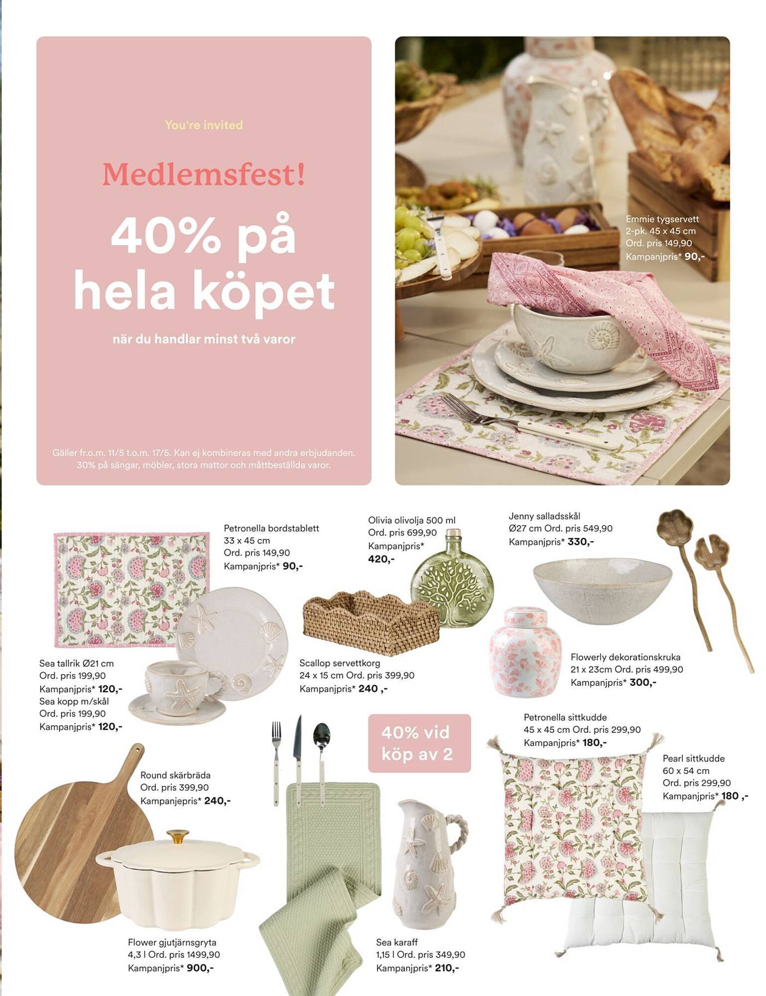 Hemtex reklamblad