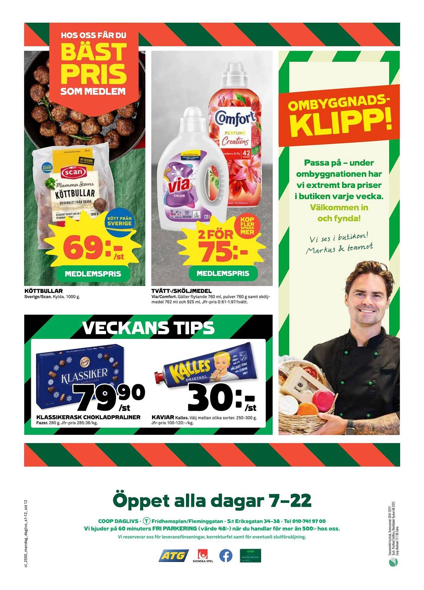 Coop Daglivs reklamblad