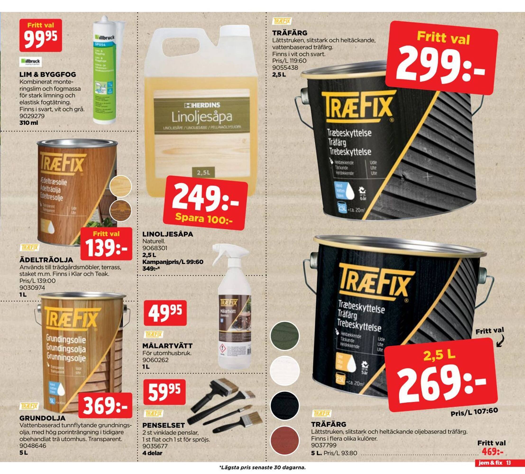 Jem&amp;Fix reklamblad