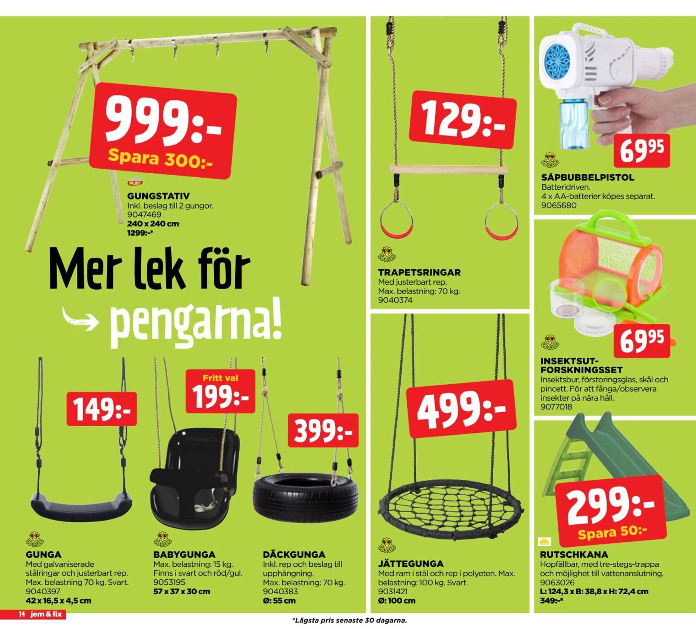 Jem&amp;Fix reklamblad