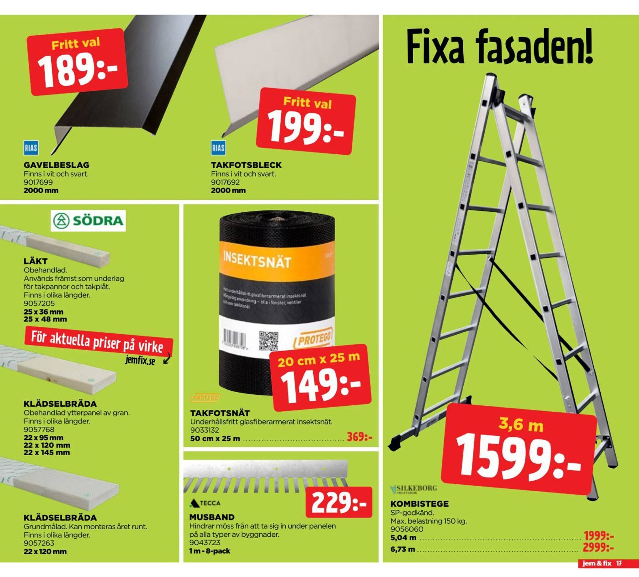 Jem&amp;Fix reklamblad