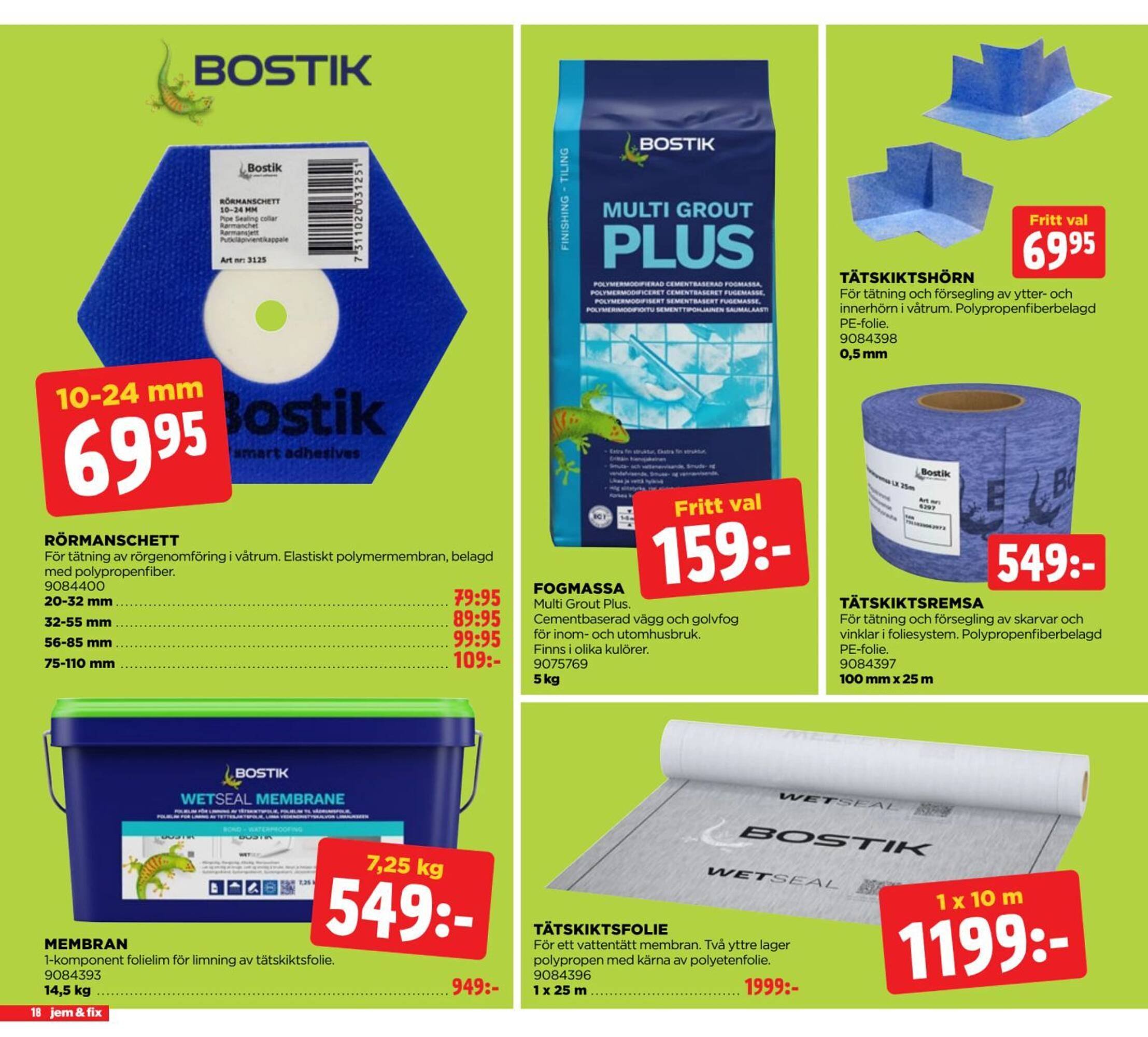 Jem&amp;Fix reklamblad