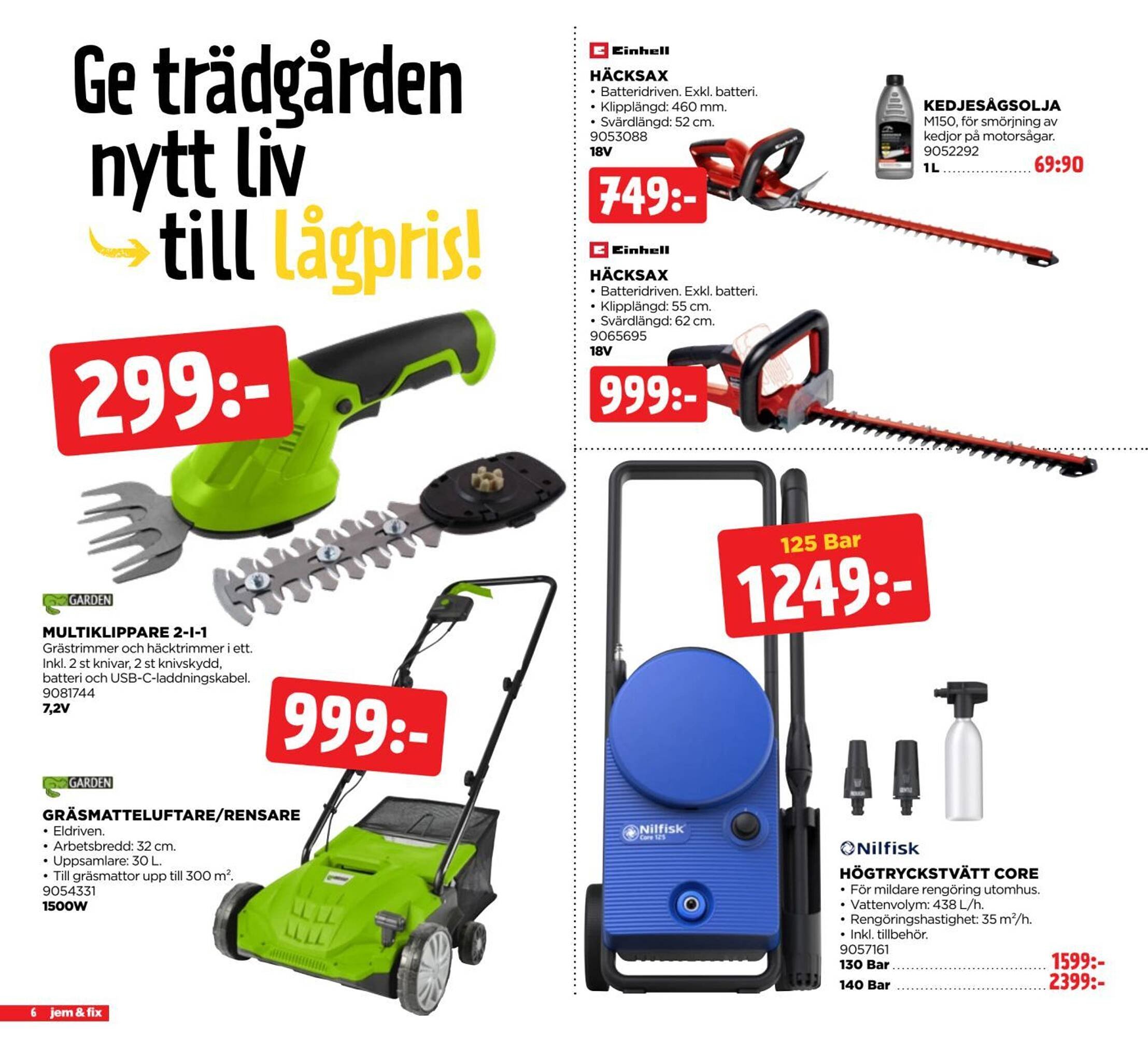 Jem&amp;Fix reklamblad
