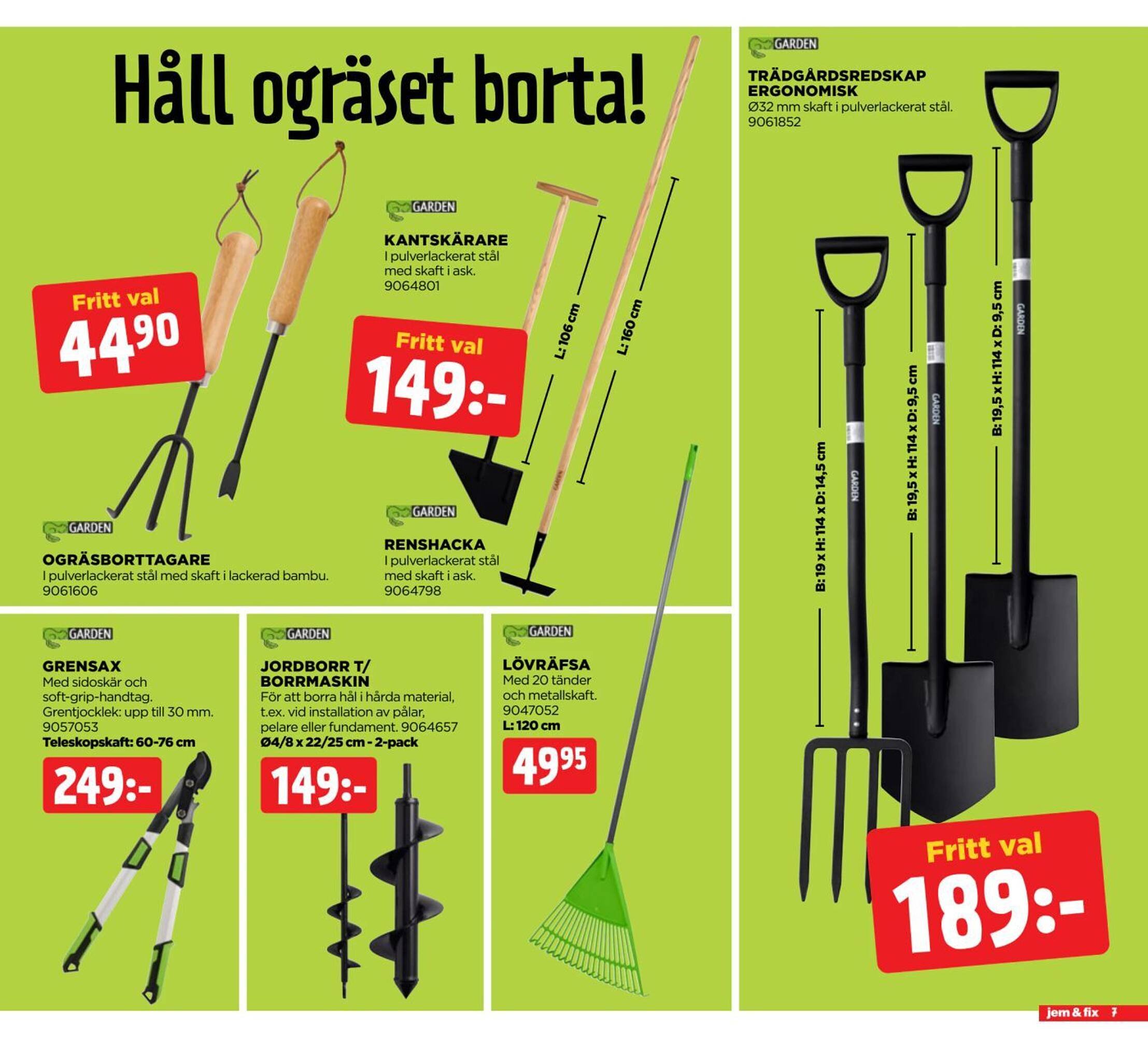 Jem&amp;Fix reklamblad