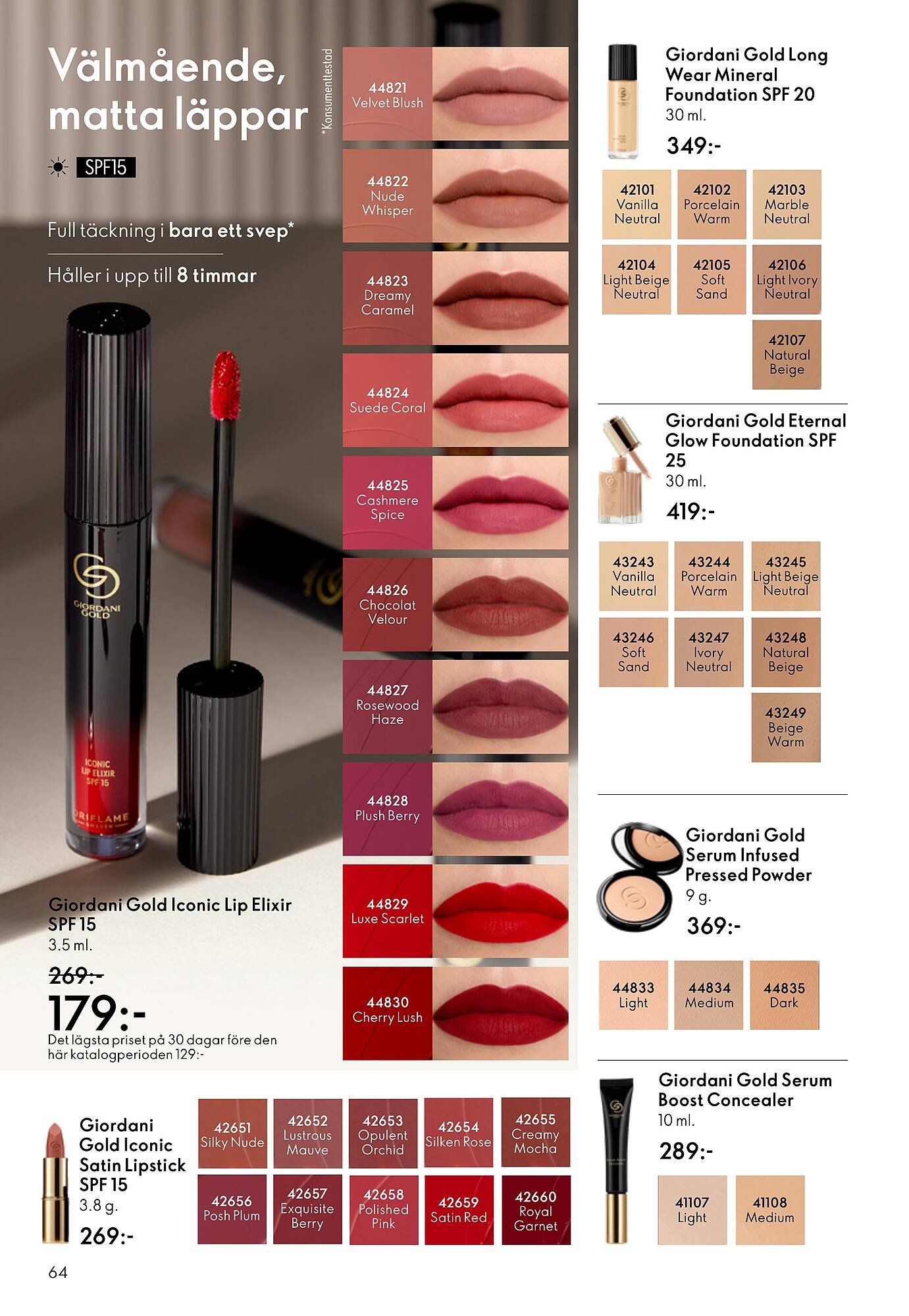 Oriflame reklamblad