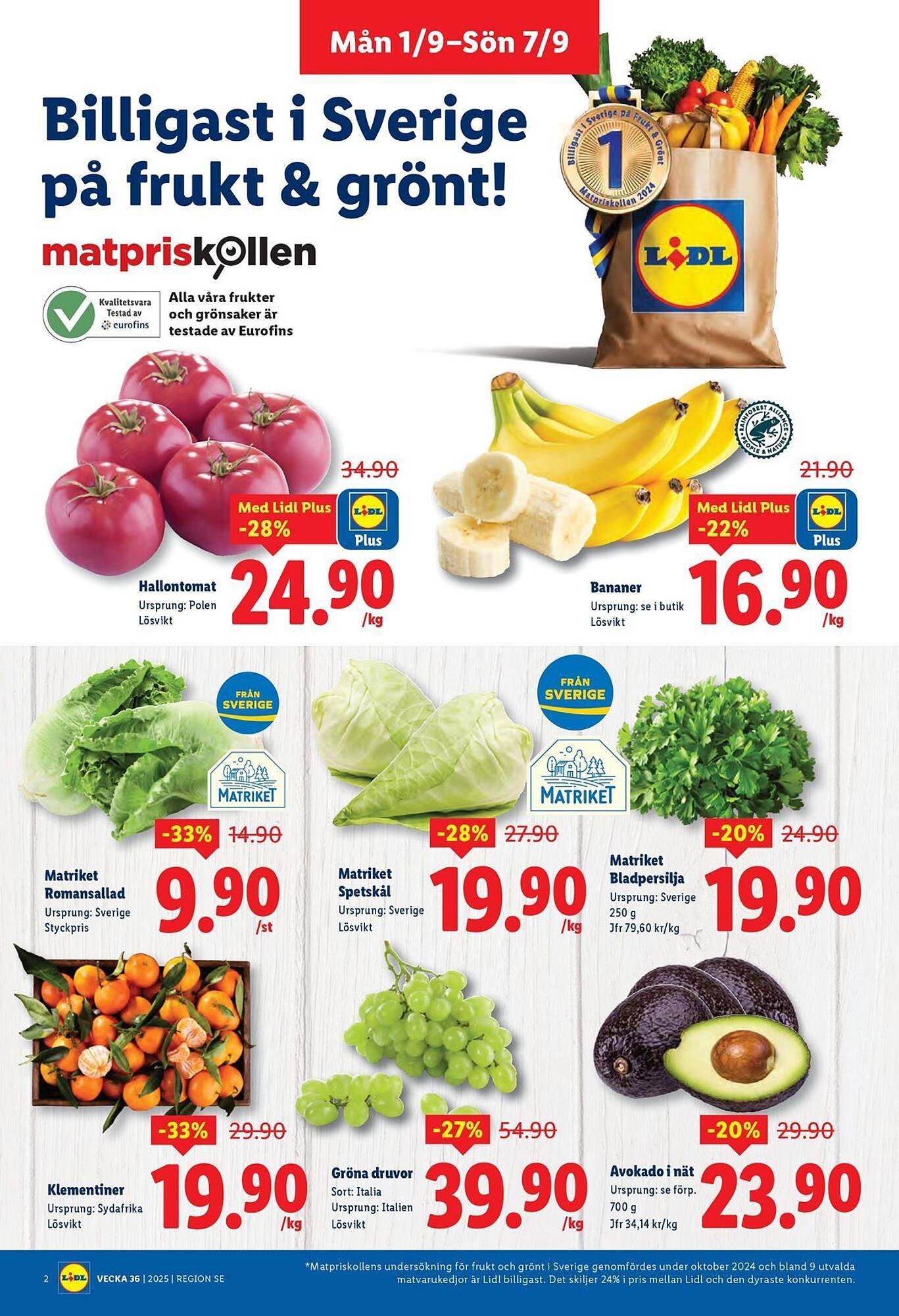 Lidl reklamblad (2025-09-01 - 2025-09-07)