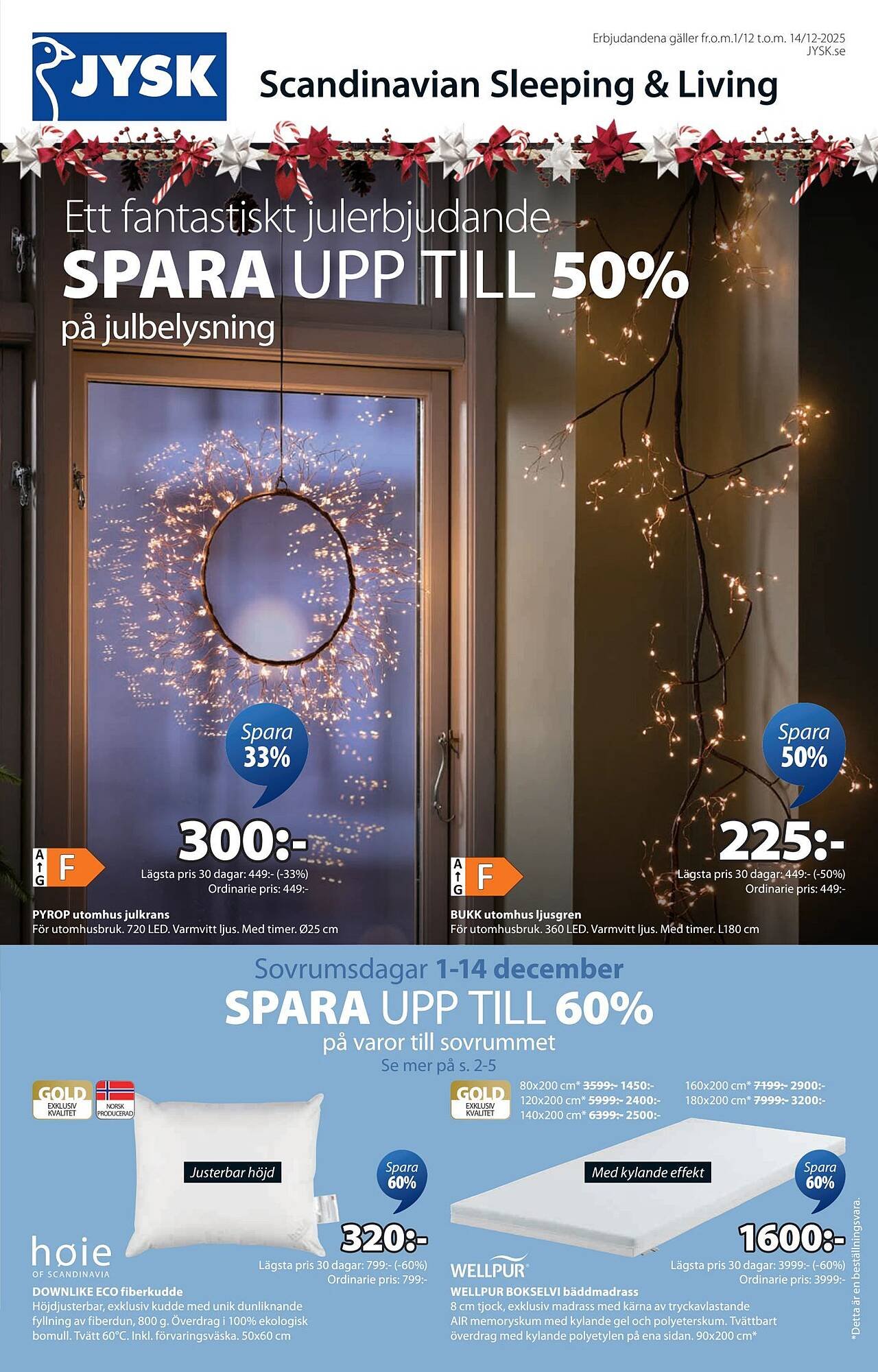 JYSK reklamblad (2025-12-01 - 2025-12-15)