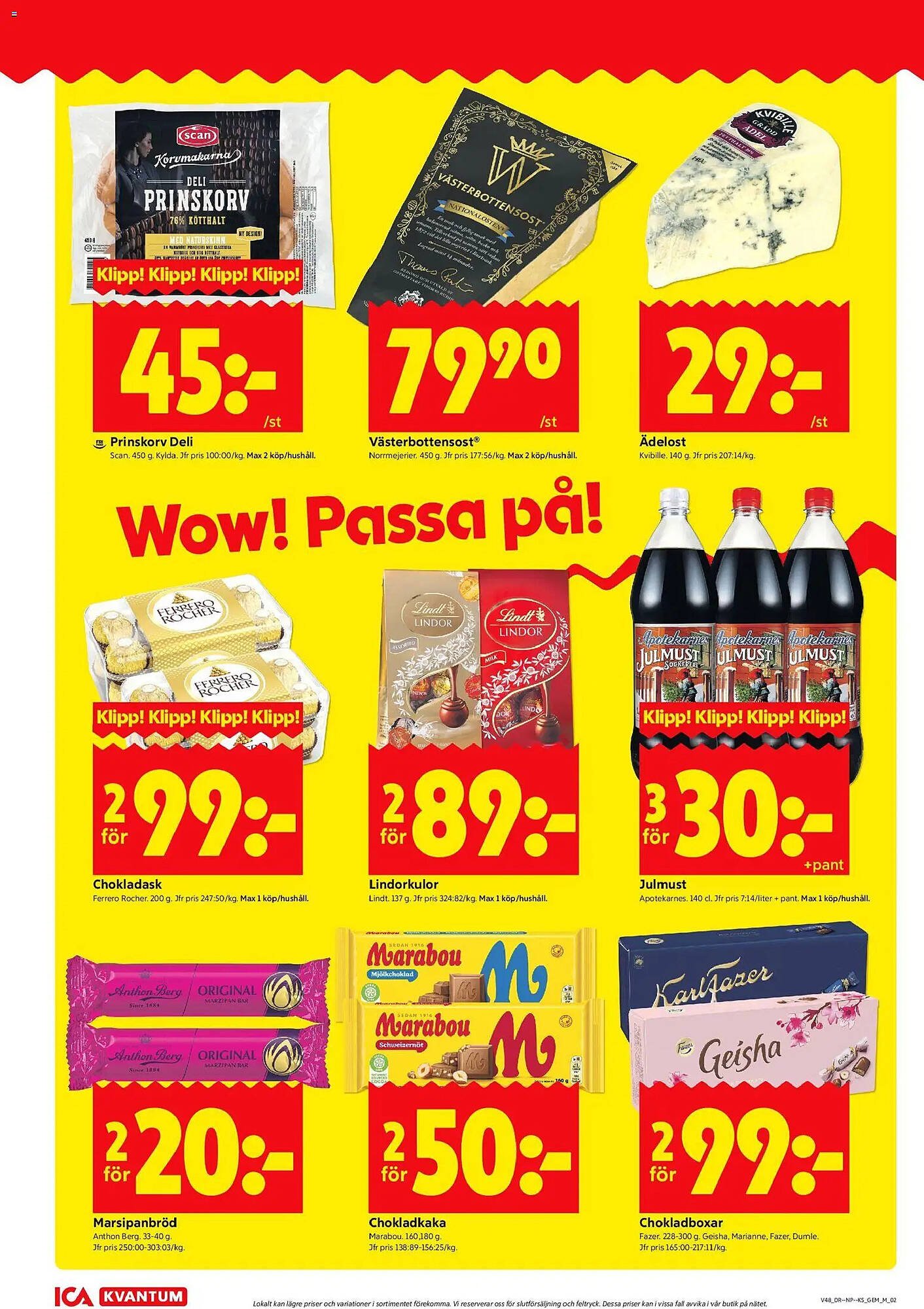 ICA Kvantum reklamblad