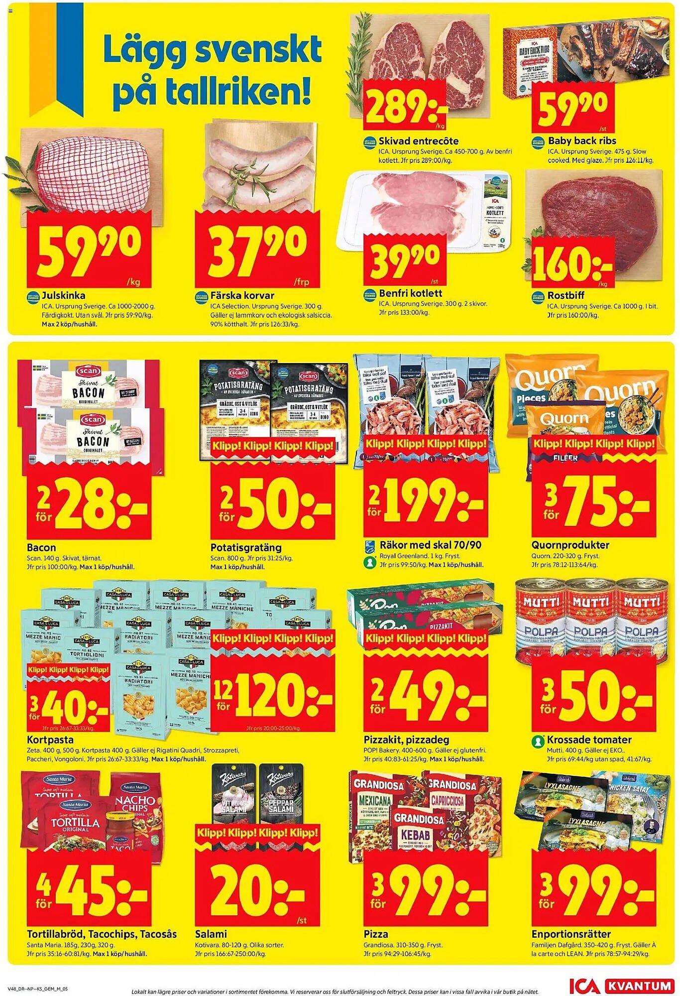 ICA Kvantum reklamblad